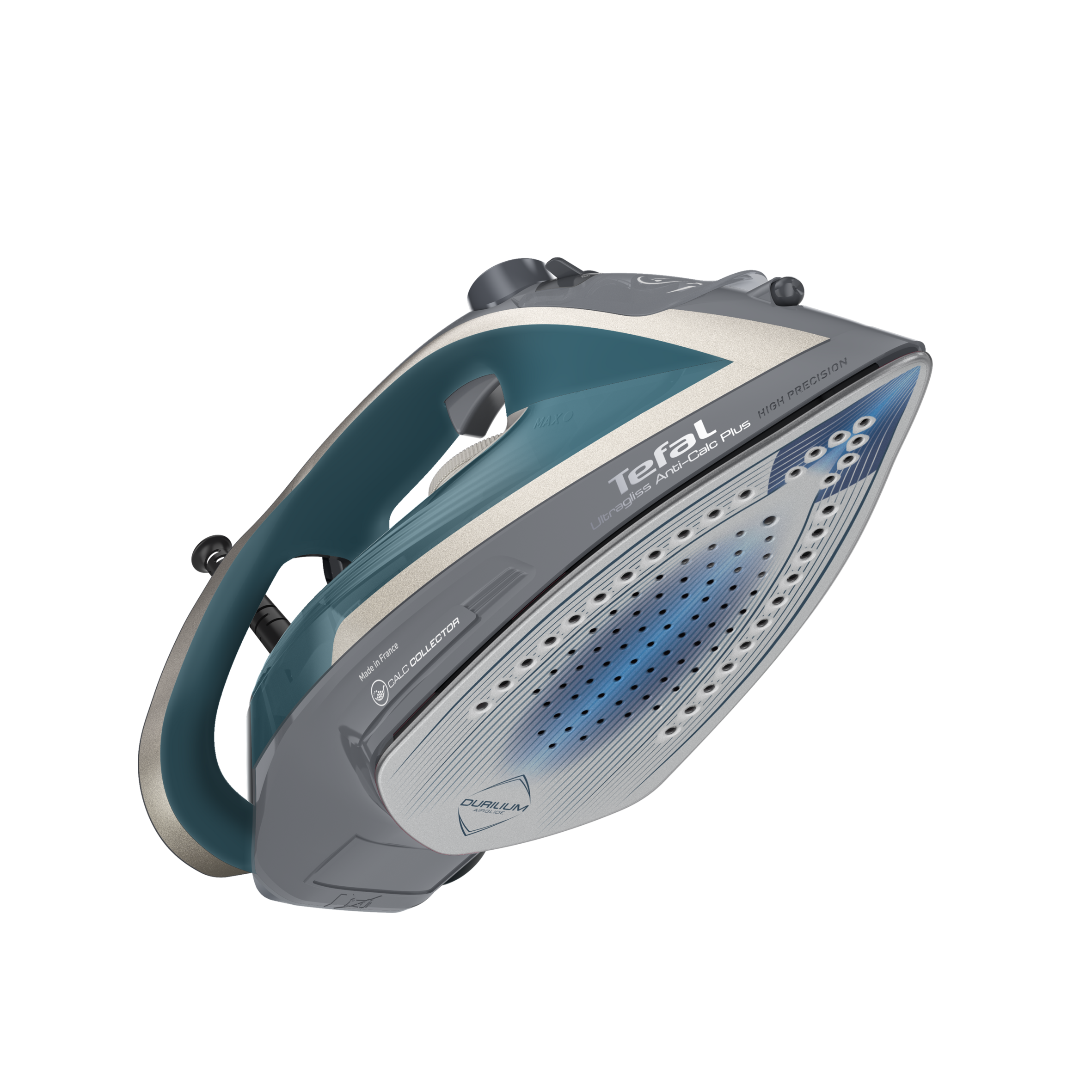 Napařovací žehlička Tefal Ultragliss Plus FV6842E0 Modrozelená/Šedá