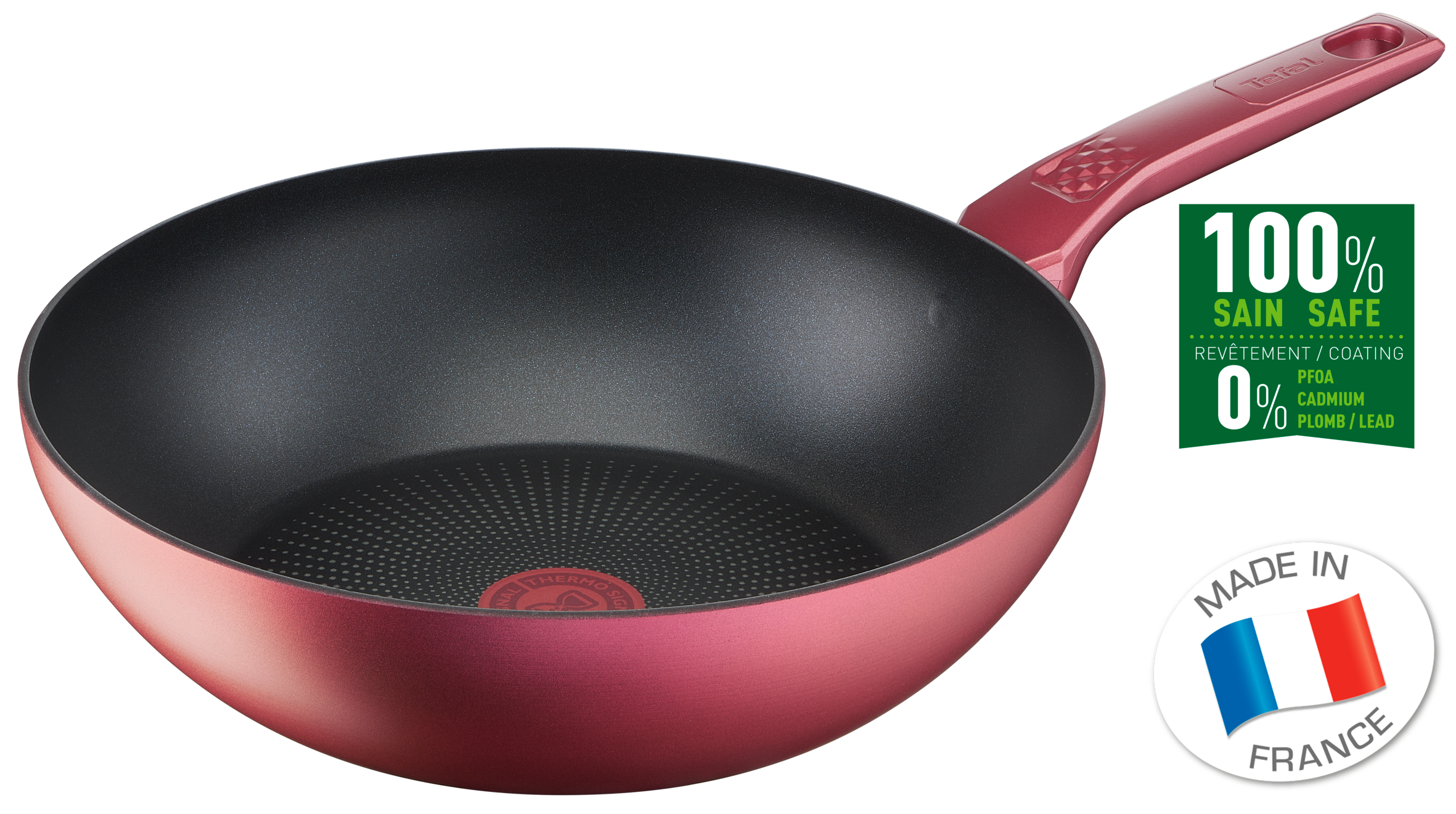 Wok pánev Tefal Daily Chef Red G2731972 28 cm