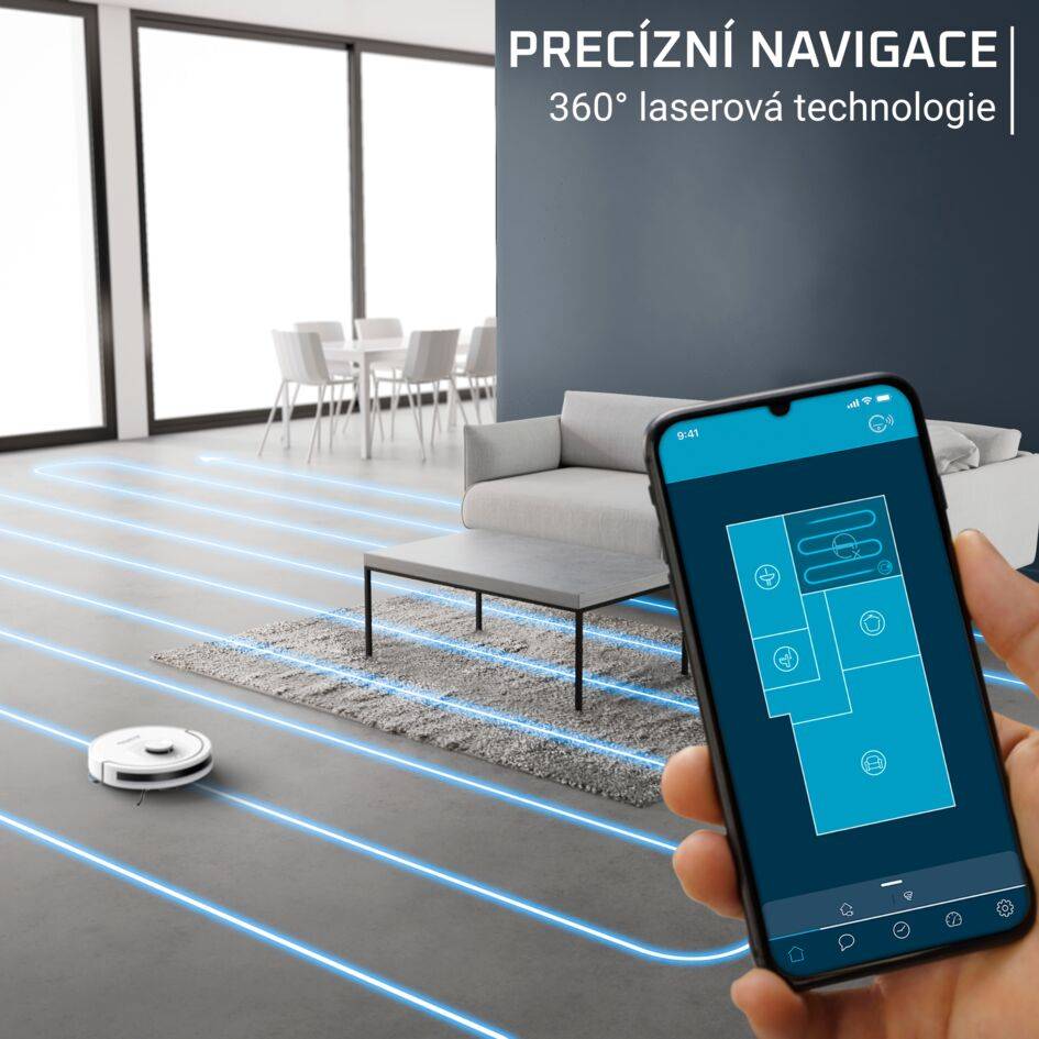 Robotický vysavač Rowenta X-PLORER S90 Animal 6000 PA RR8777WH