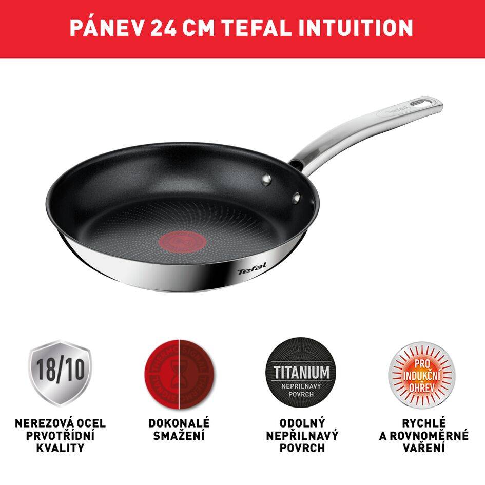 Pánev Tefal Intuition B8170444 24 cm