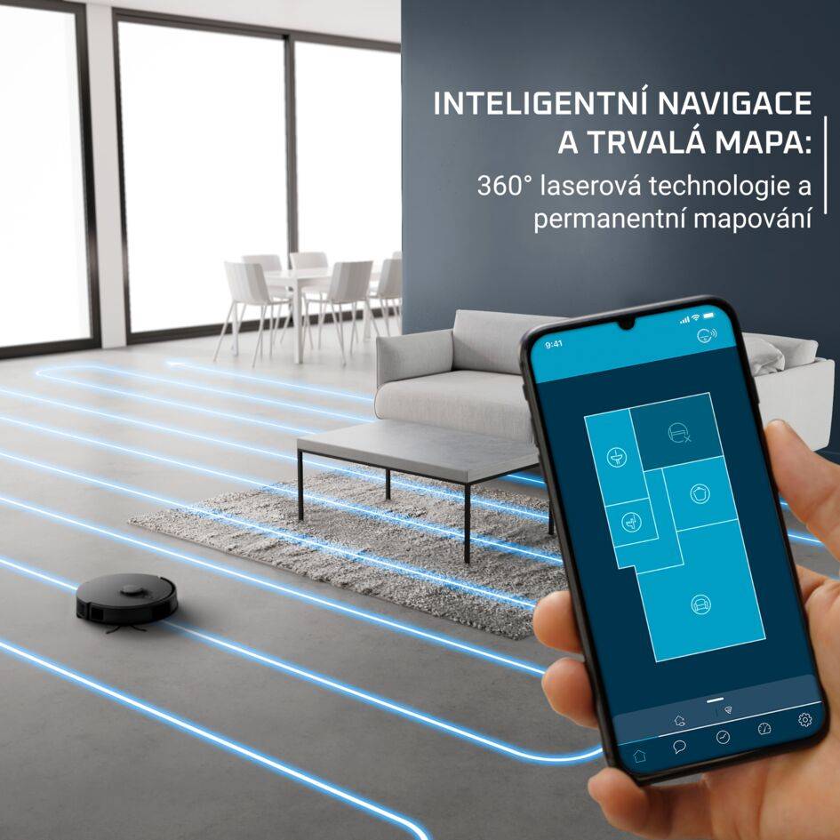 Robotický vysavač X-PLORER S135+ Detect 5000 PA RR91D5WH