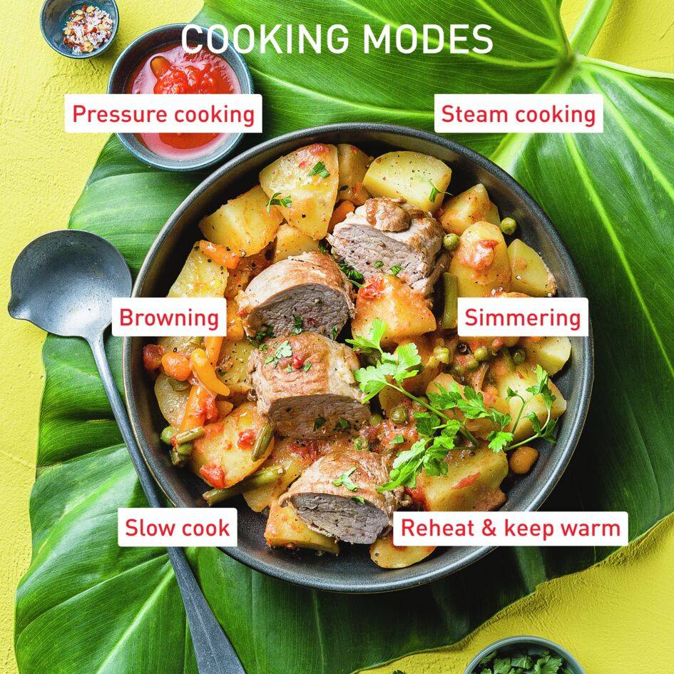 Multifunkční tlakový hrnec Tefal Cook4Me+ CY851130 Bílý