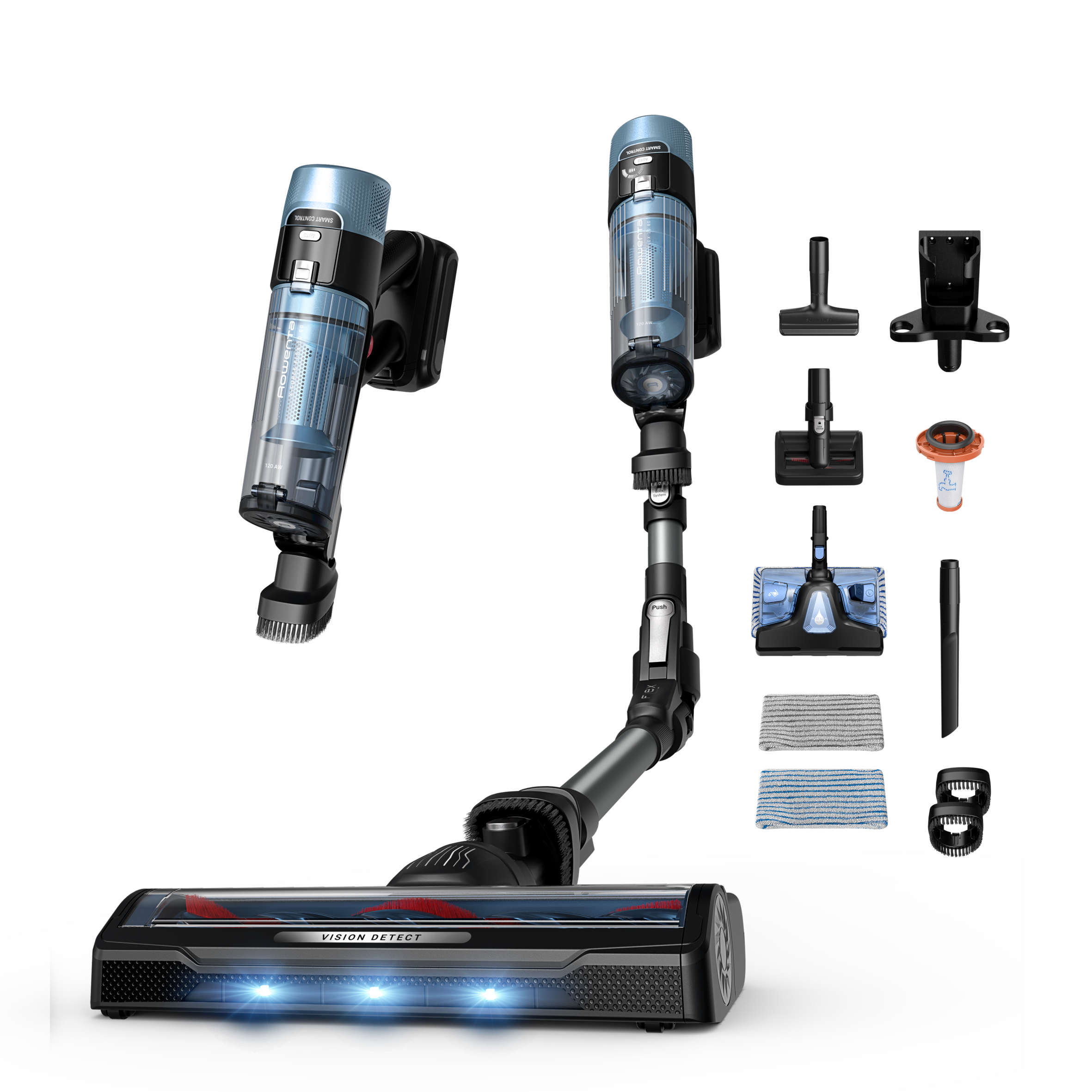 Tyčový vysavač X-Force Flex 10.80 Animal Aqua Auto 4v1 120 AW RH7AD5E0