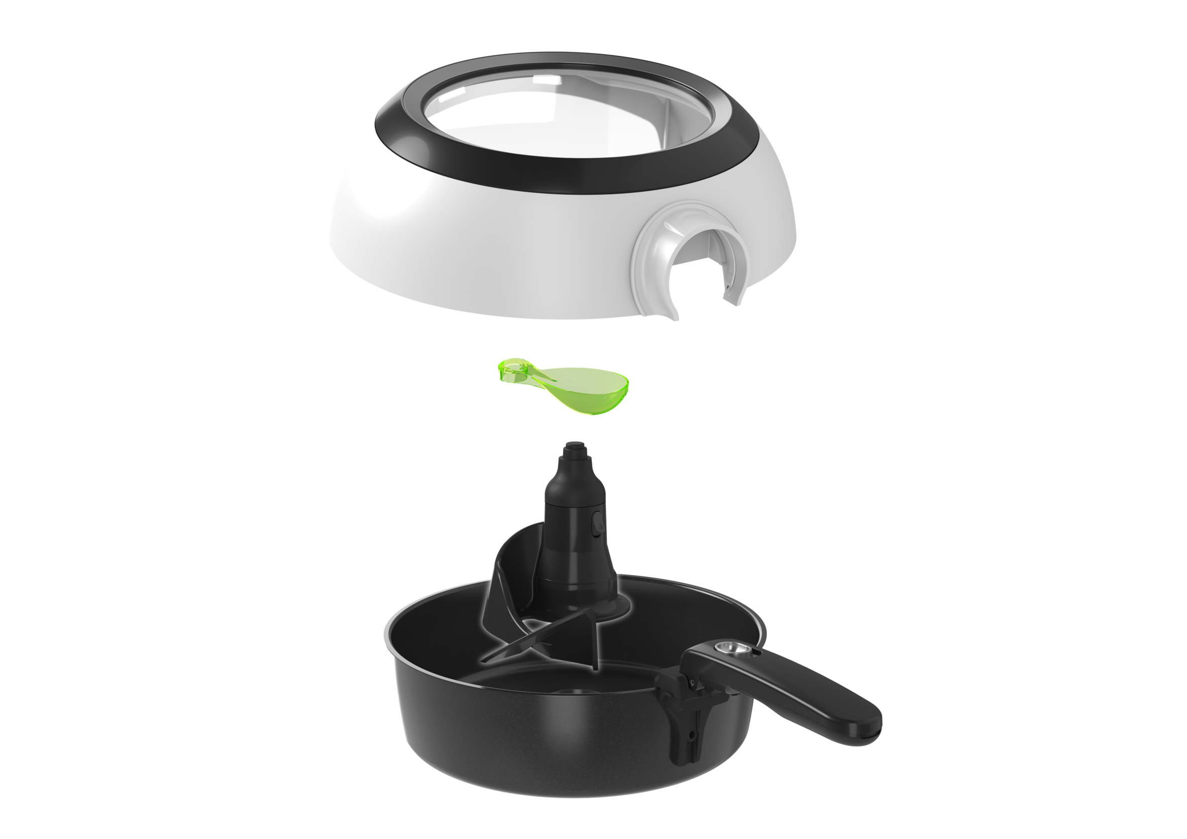 Bílá horkovzdušná fritéza Tefal Actifry Genius FZ760030