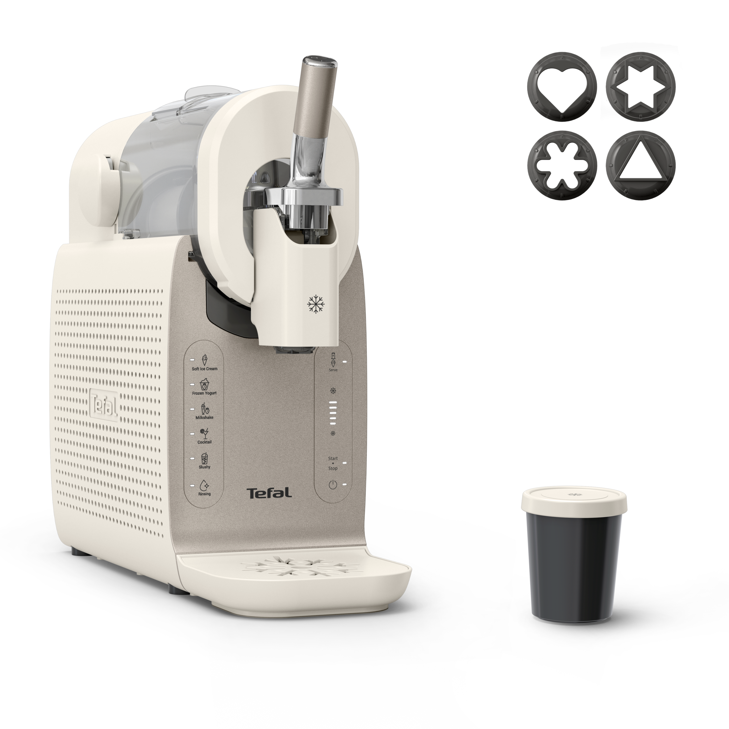 Zmrzlinovač a výrobník mražených nápojů Tefal Freezi IG803AE0