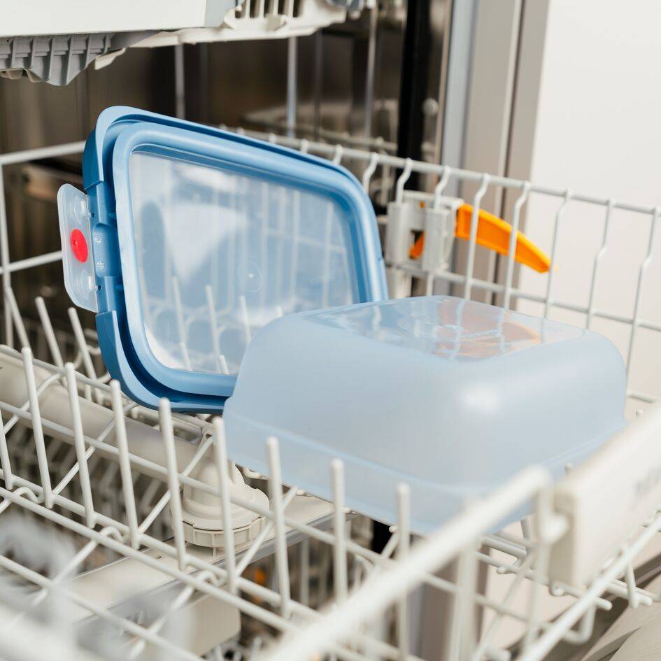 N1210810 oneClick dóza na potraviny Tefal obdelníková 1,2 l oranžová