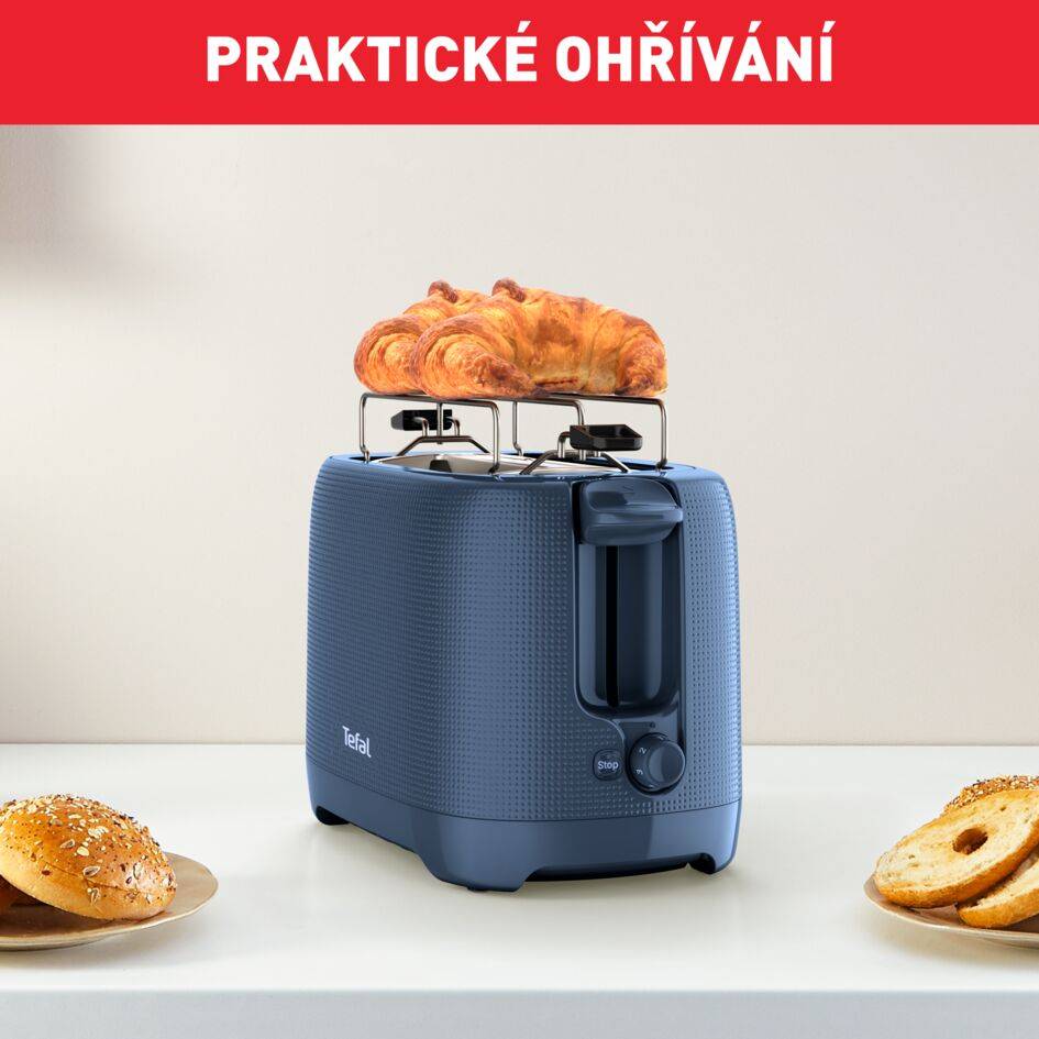 Topinkovač Tefal Morning TT2M1410 Modrý