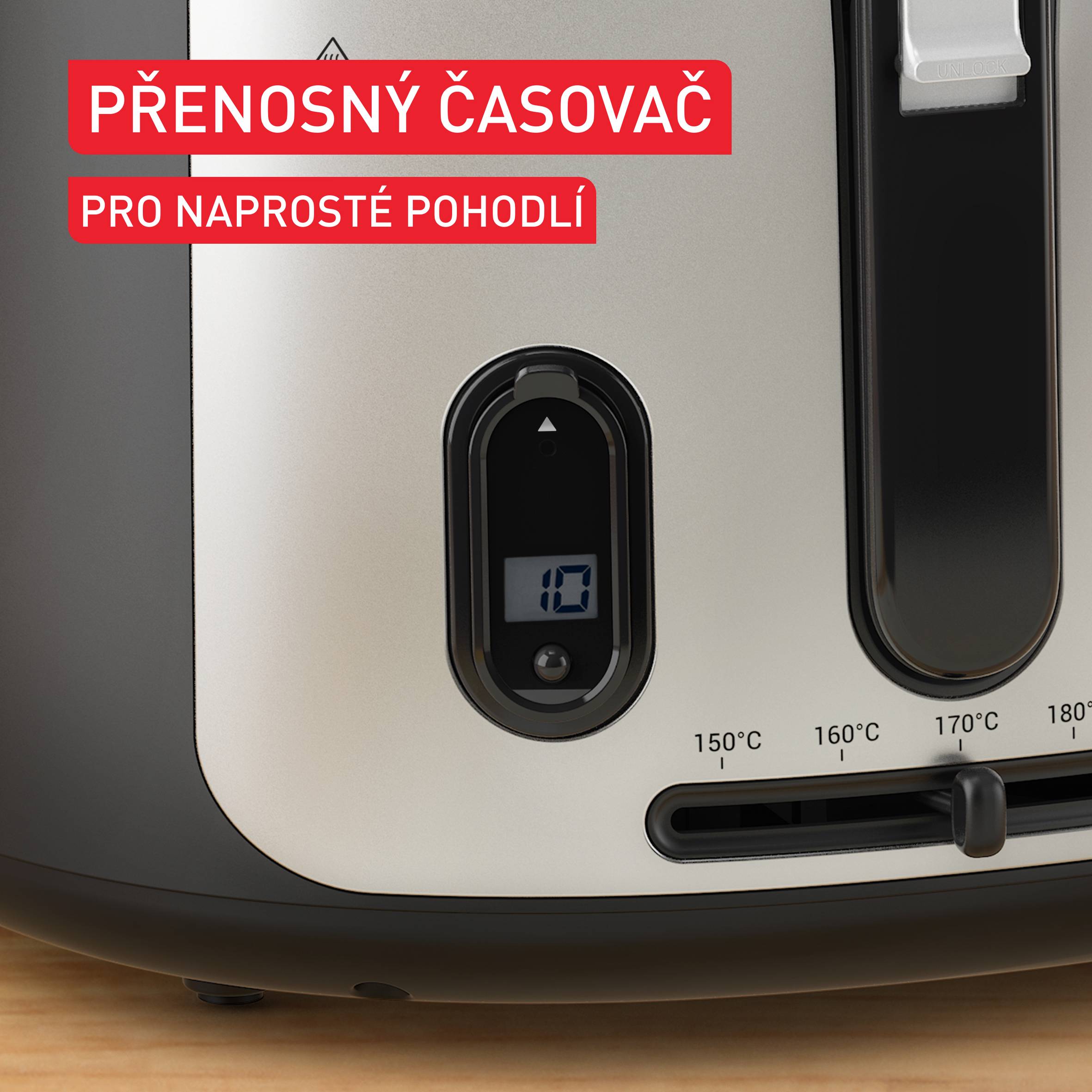 Olejová fritéza Tefal Filtra Vision+, FF2588E0, černá