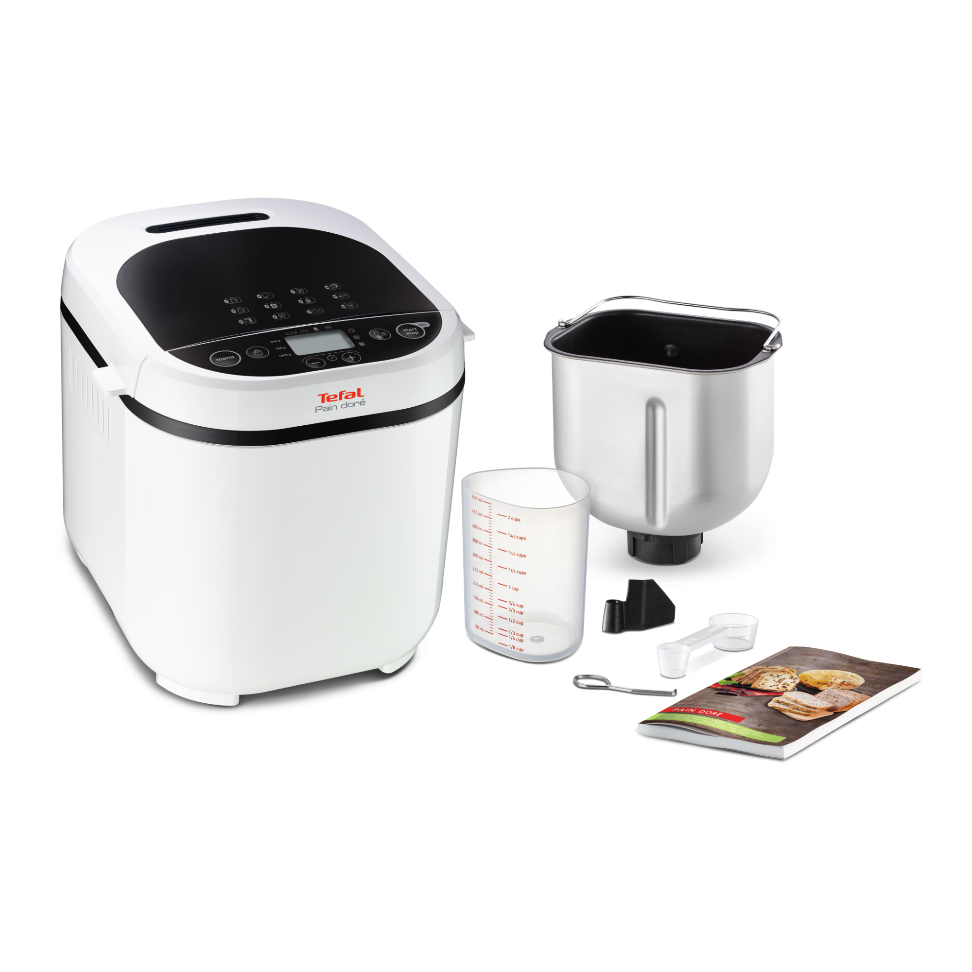 Domácí pekárna Tefal Pain Doré PF210138 Černá/Bílá