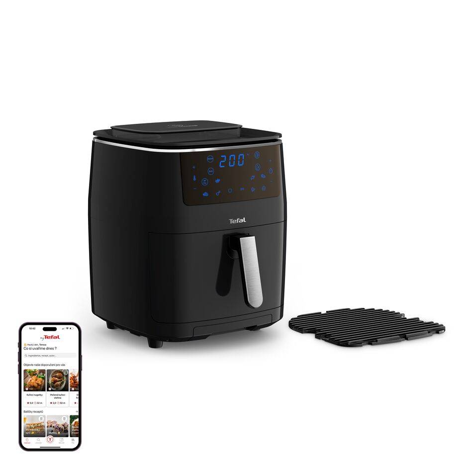 Horkovzdušná fritéza Tefal Easy Fry & Grill & Steam 3v1 FW201815 Černá