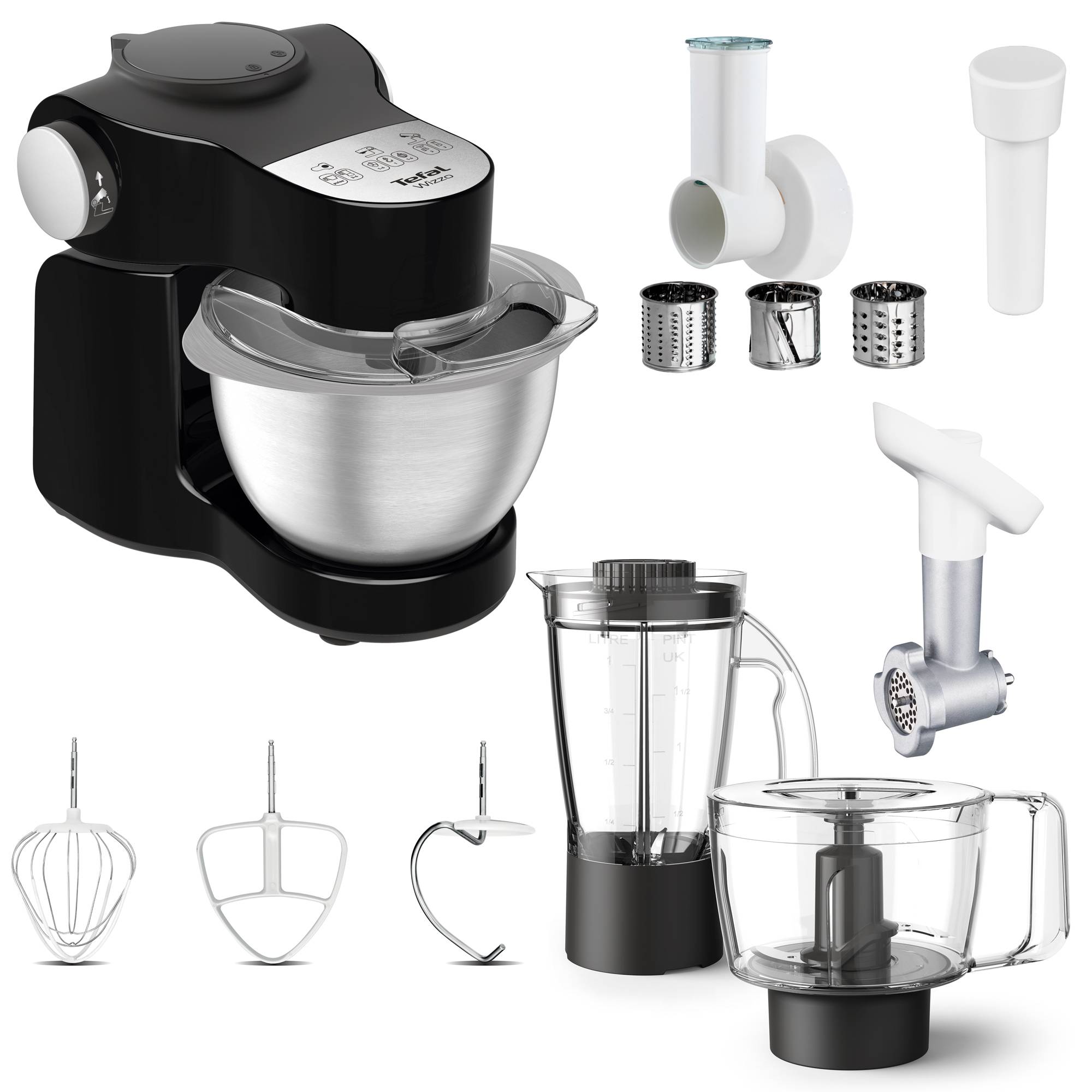 Kuchyňský robot Tefal Wizzo QB319838 černá