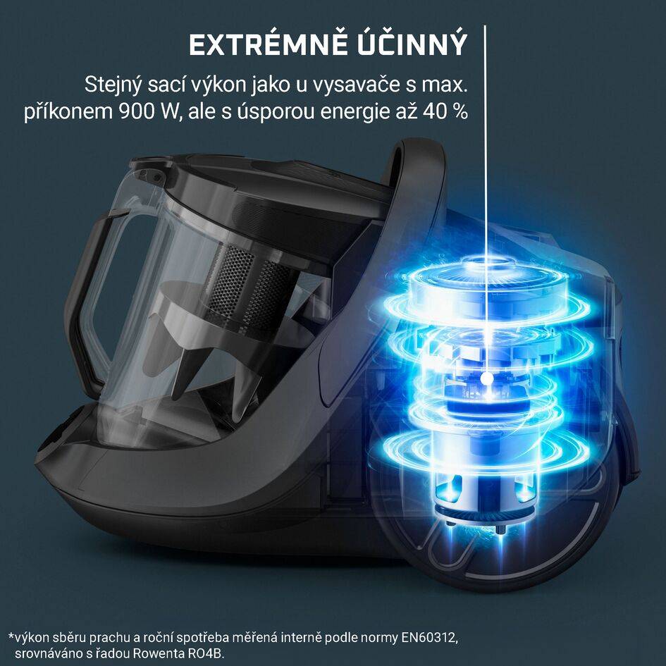 Bezsáčkový vysavač Green Force Cyclonic Effitech®+ Animal RO7C66