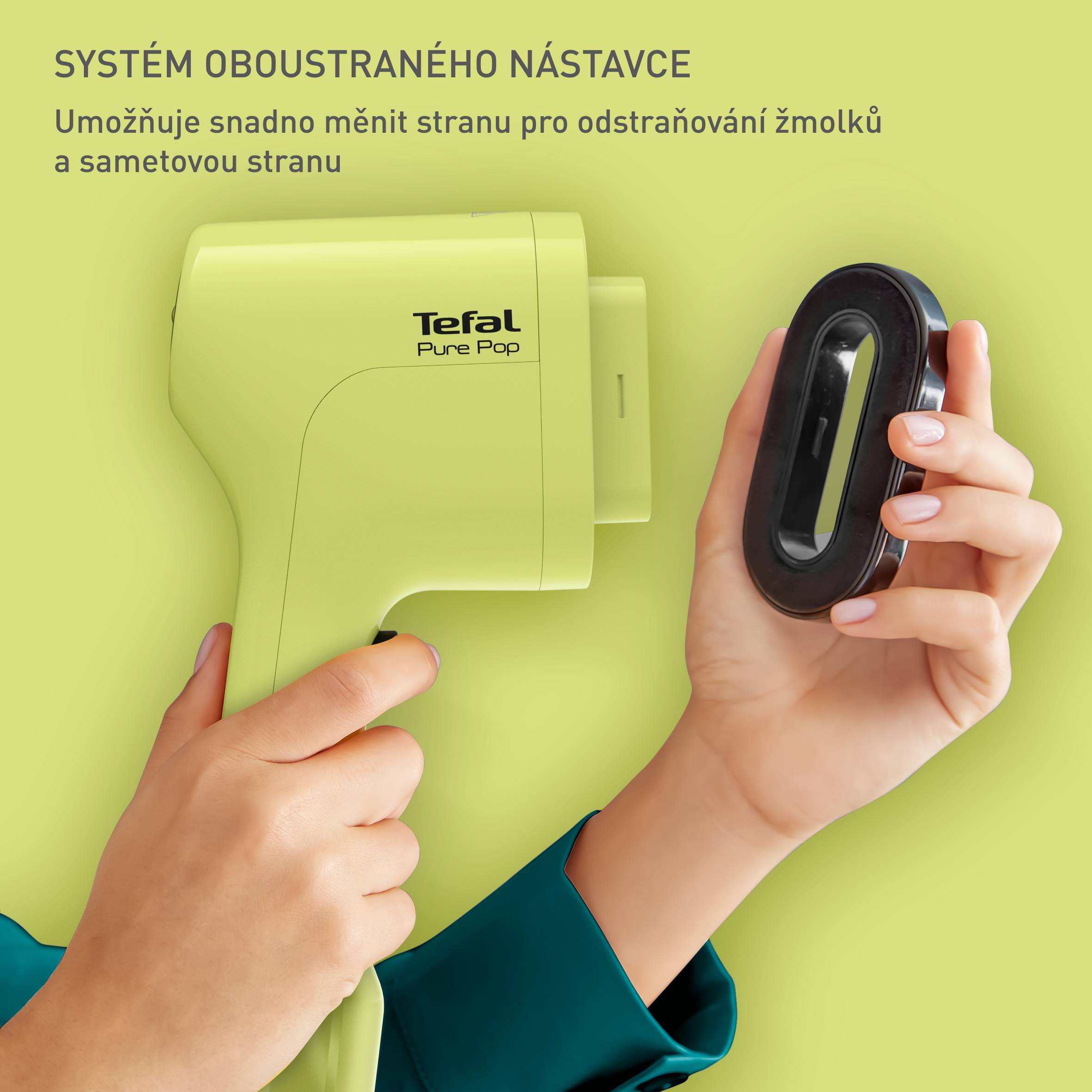 Napařovač oděvů Tefal Pure POP DT2025F0 Lime