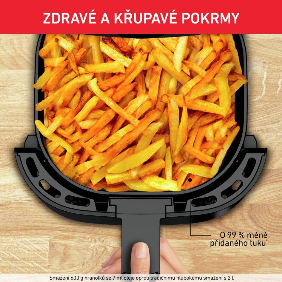 Horkovzdušná fritéza a gril Tefal Easy Fry Essential 3,5l EY130815 Černá