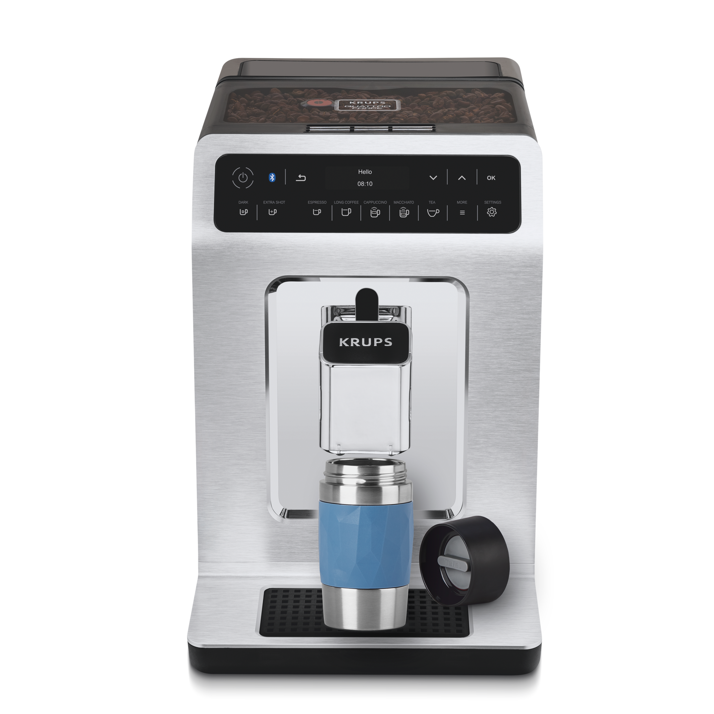 Termohrnek Tefal Travel Mug Compact N2160210 Světle modrý/Nerezový 0,3 l