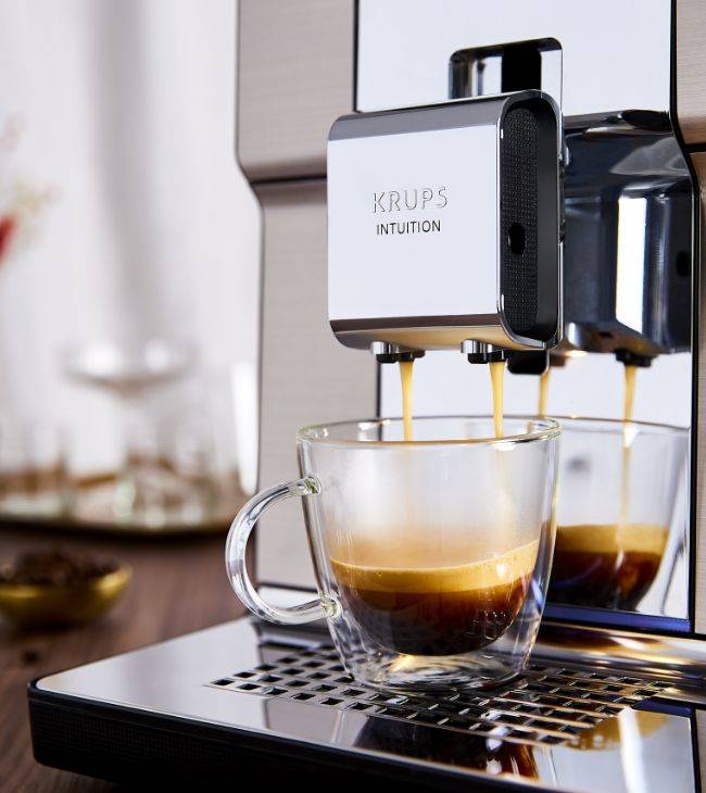 Automatický kávovar KRUPS Intuition Experience+ EA877D10 Nerezový