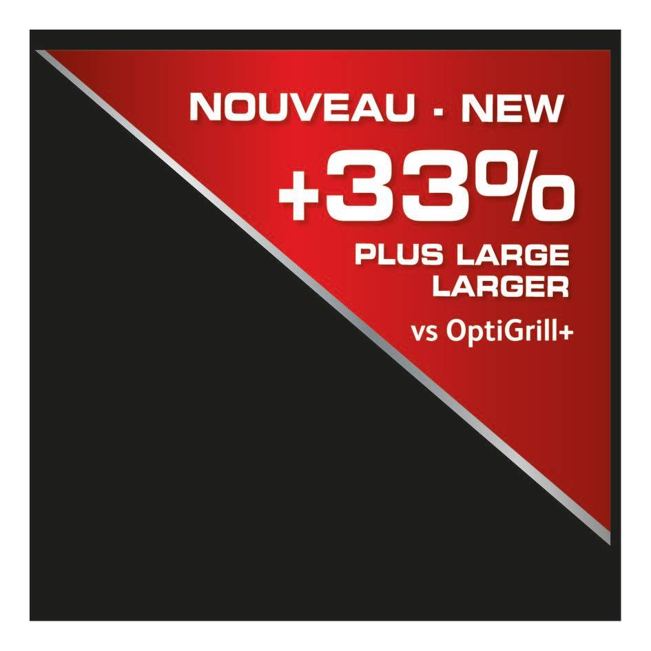 Elektrický gril Tefal OptiGrill+ XL GC722D34 Stříbrný/Černý