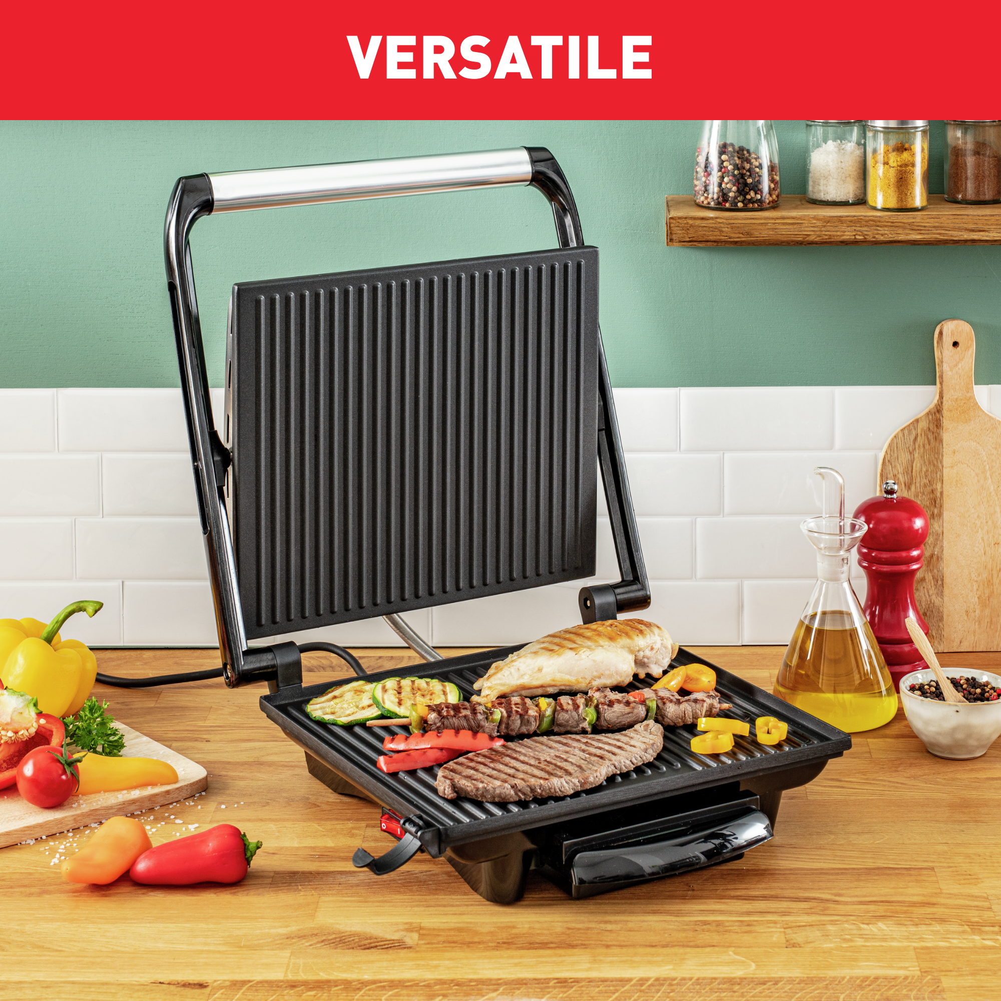 Elektrický gril Tefal Inicio GC241D38 Nerezový