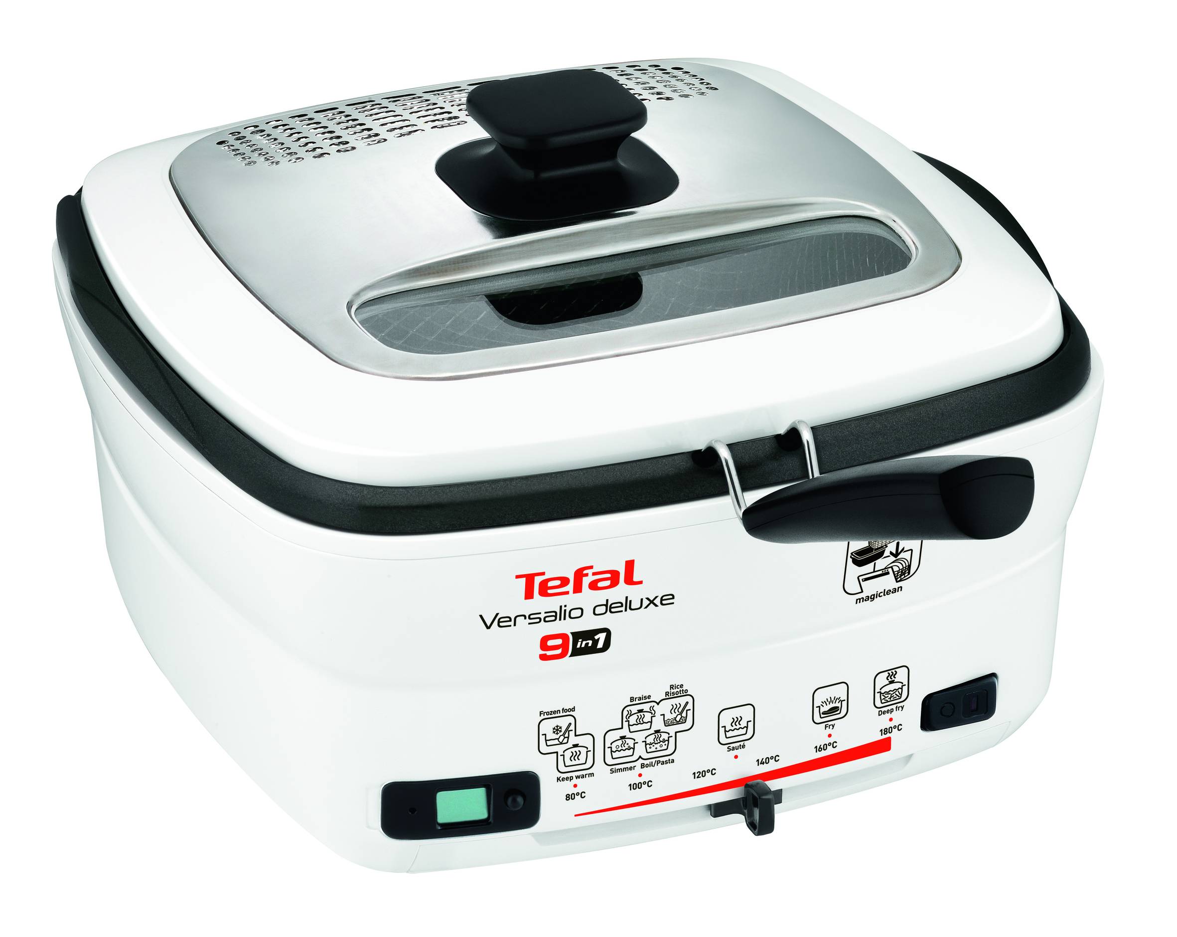 Olejová fritéza Tefal Versalio Deluxe 9v1 FR495070 Nerezová/Bílá