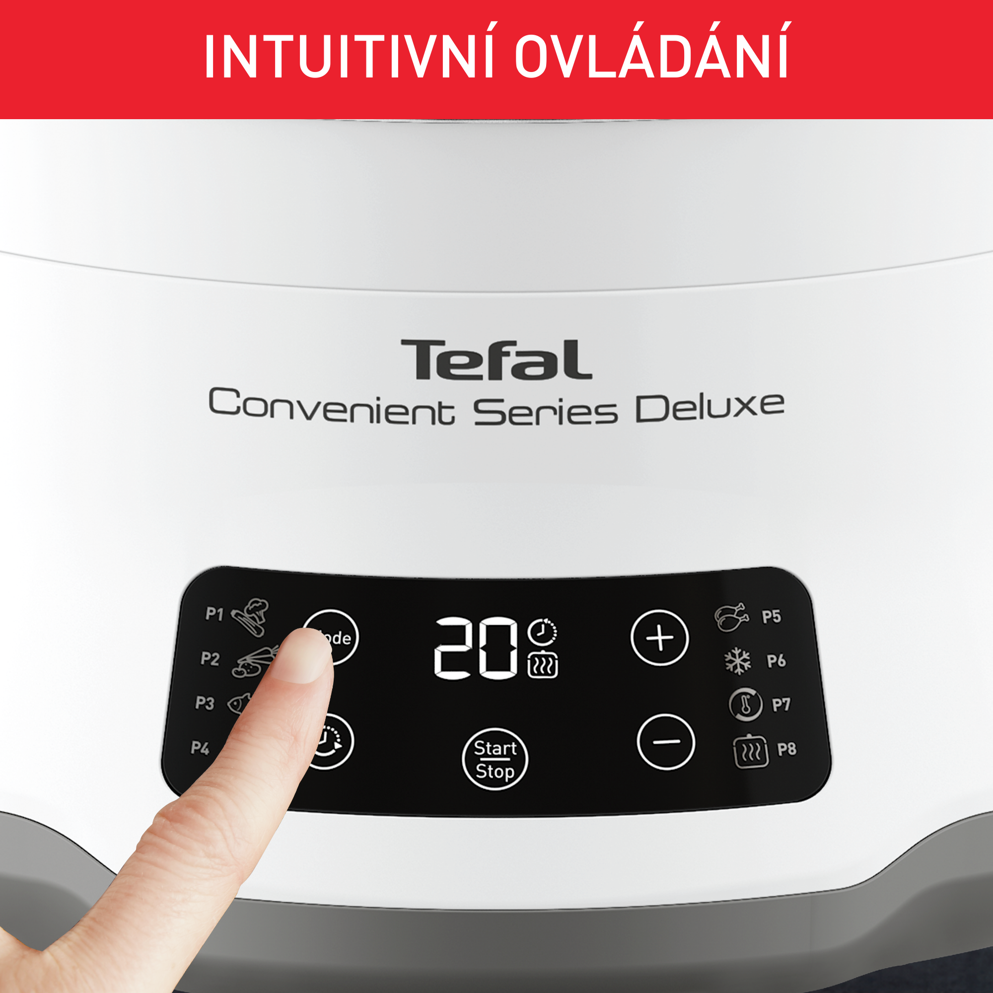 Parní hrnec Tefal Convenient Series Deluxe VC502D10 Bílý