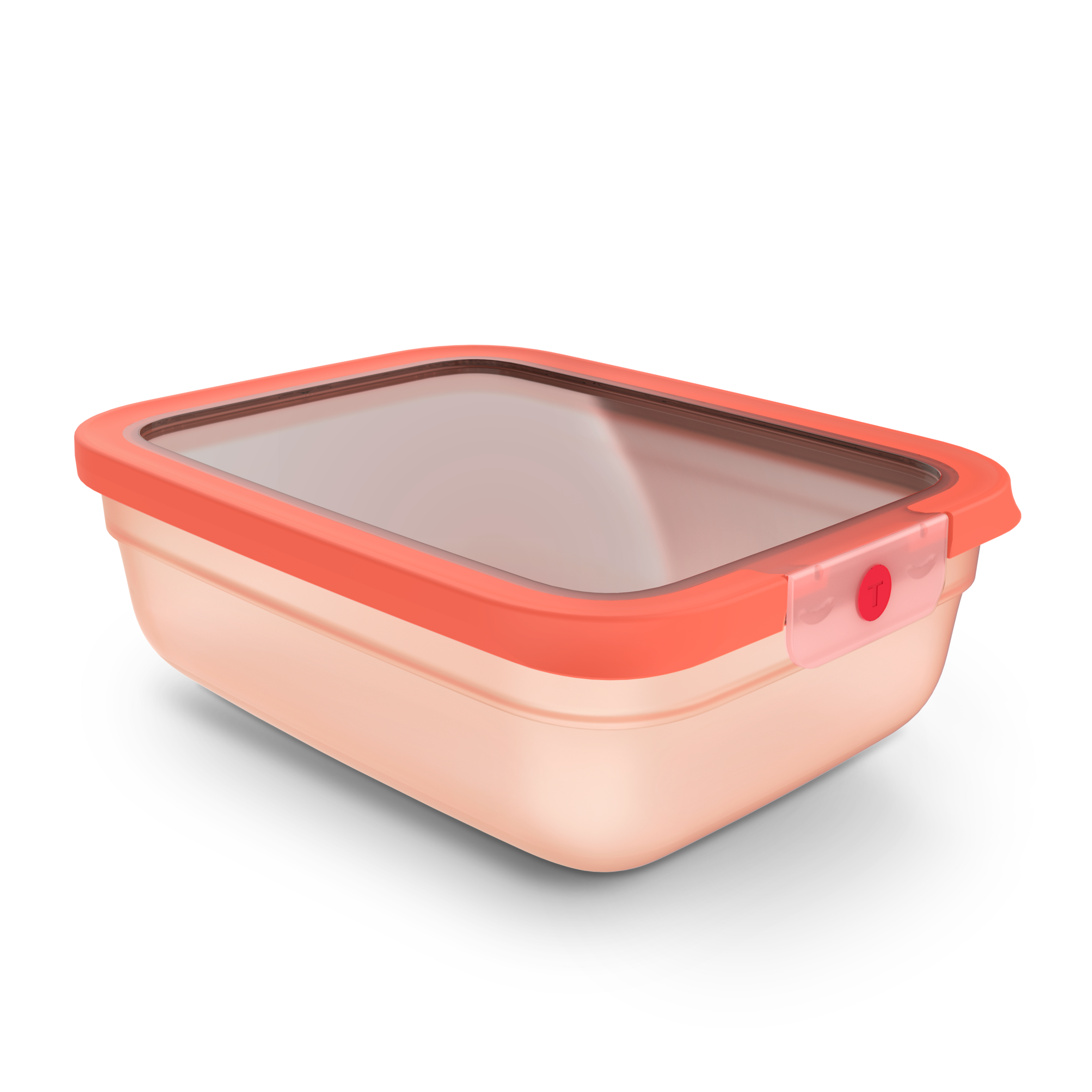 N1211410 oneClick dóza na potraviny Tefal obdélníková 2,3 l oranžová