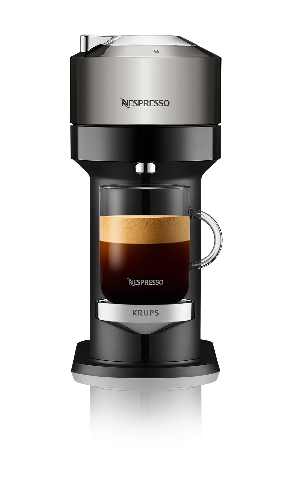 Kapslový kávovar Nespresso Vertuo Next od KRUPS XN910C10 chromová