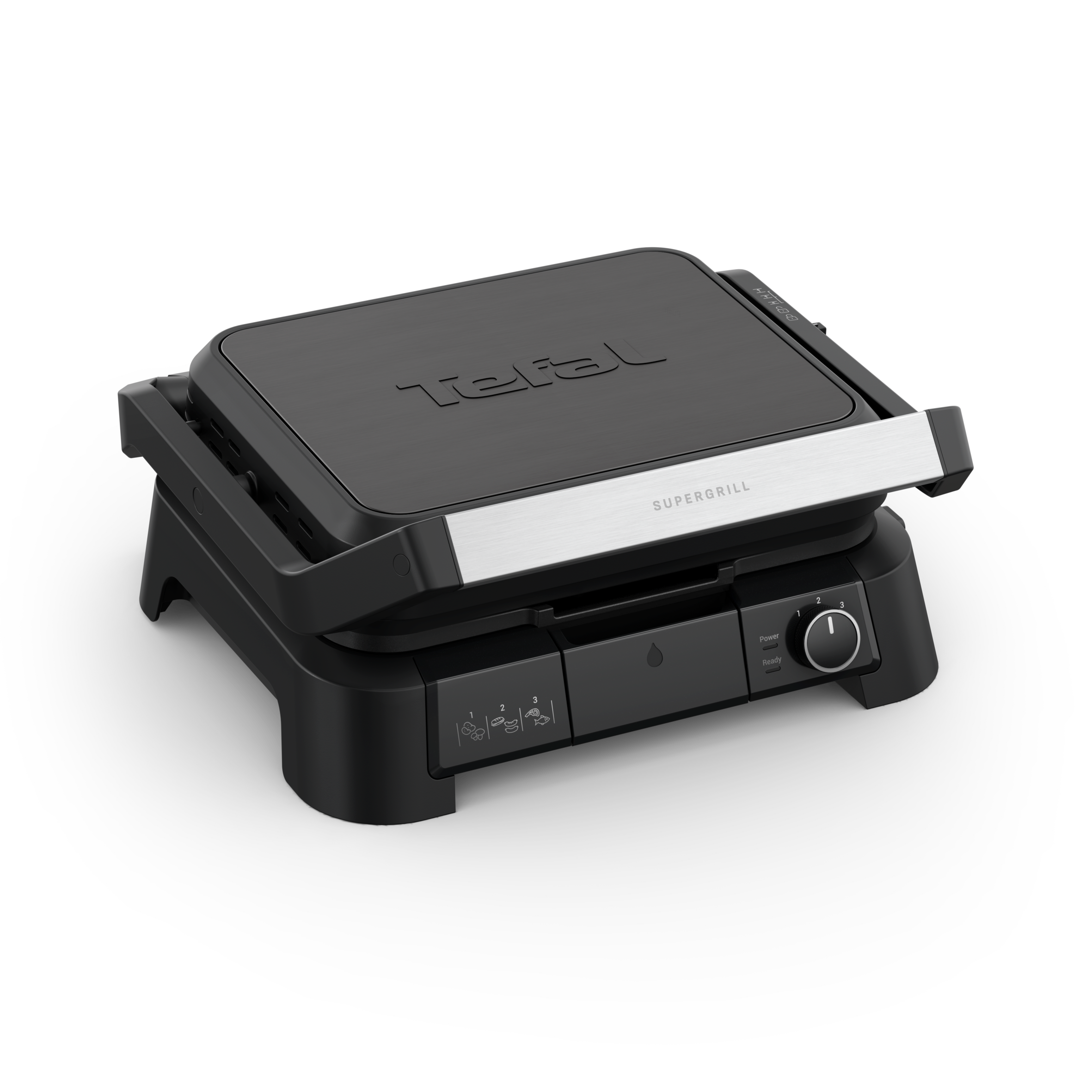 GC5108E0 SuperGrill Elektrický gril 3v1 Tefal Černá