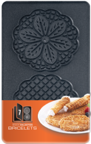 Výměnné plotýnky pro sendvičovač Tefal Snack Collection XA800712 Květinové lívance