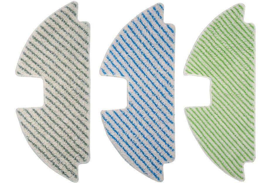 Kit of 3 specific microfiber mops for animals and allergens