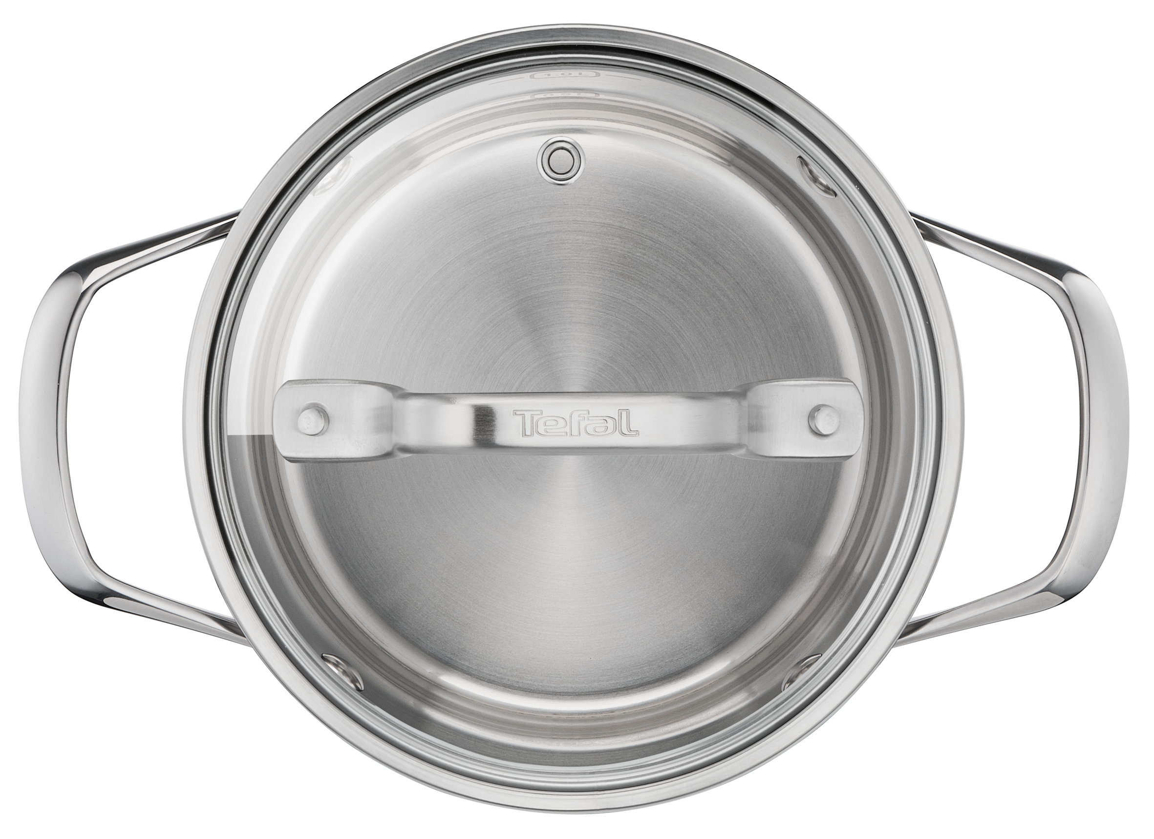 10dílná sada nádobí Tefal Virtuoso - rendlík 16 cm, kastroly 18/20/24 cm, hrnec na těstoviny 22 cm - E492SA25 nerez