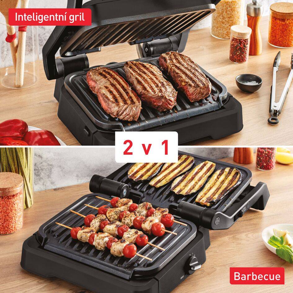 OptiGrill 2v1 Černý GC772830