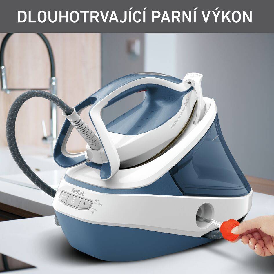 Parní generátor Tefal Pro Express Ultimate II GV9710E0 Světle modrý/Bílý