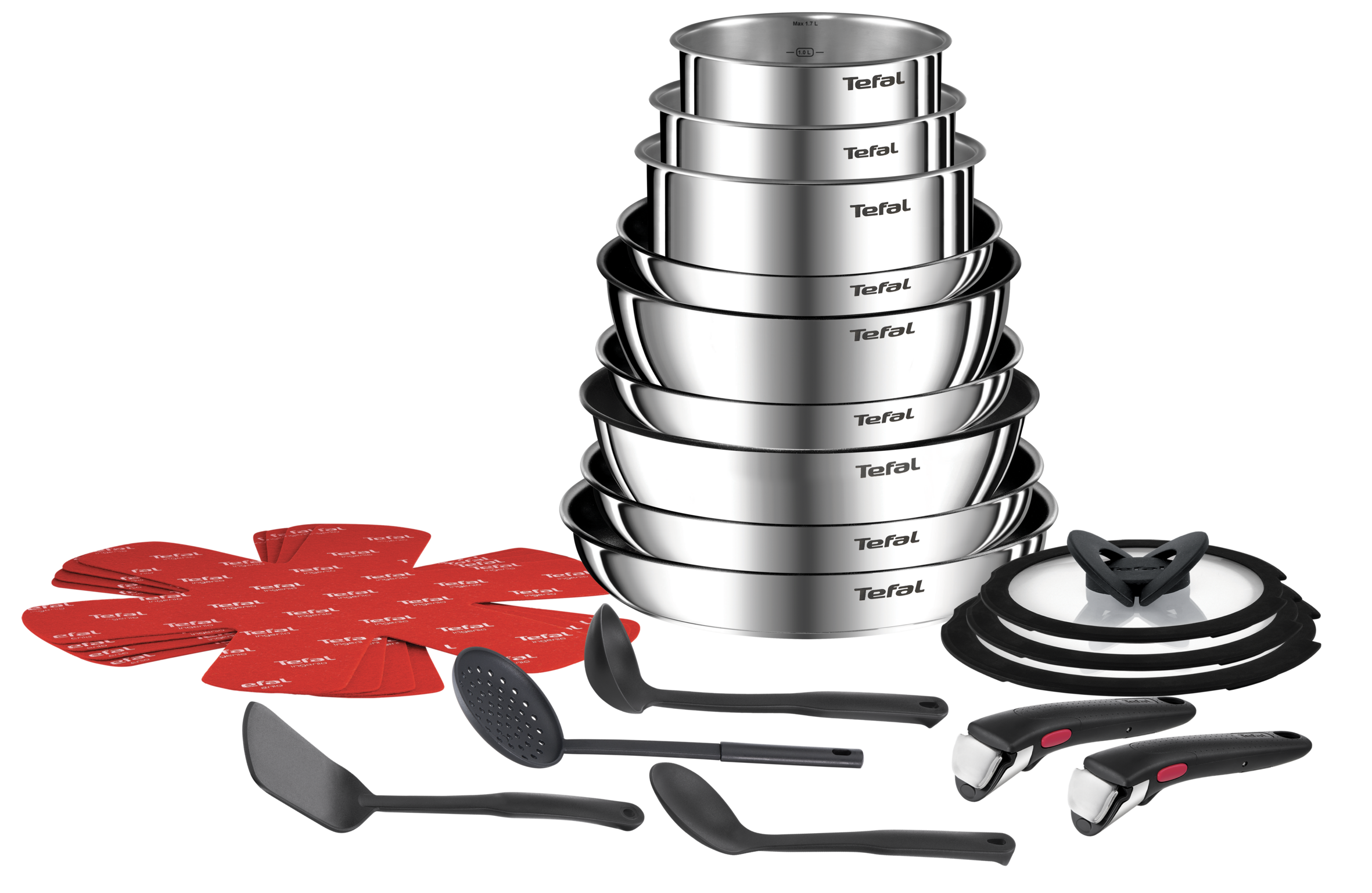 Sada nádobí Tefal Ingenio Emotion L897SM74 22 ks