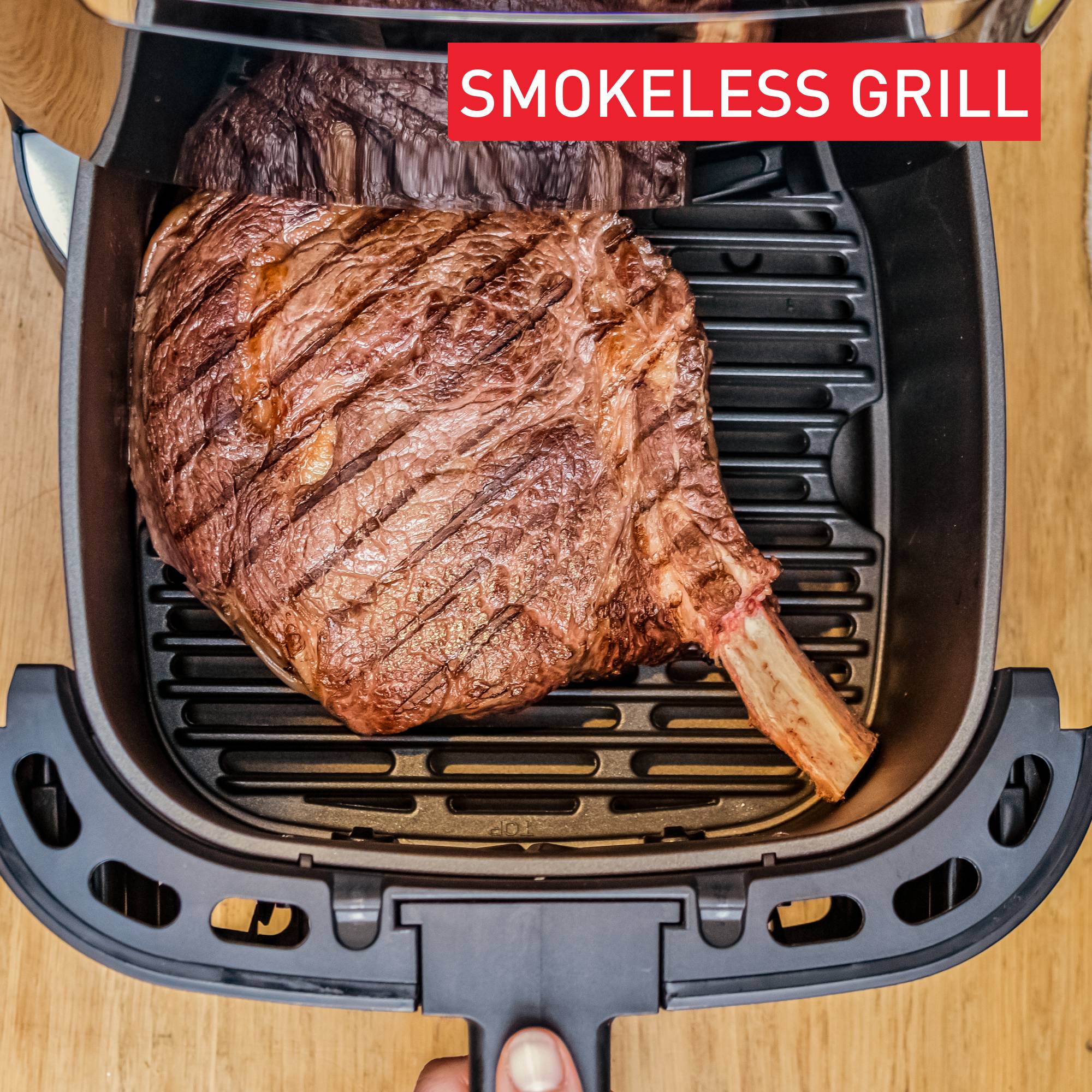 Easy Fry & Grill 2-in-1 Air fryer and Grill, Divider for Dual Cooking