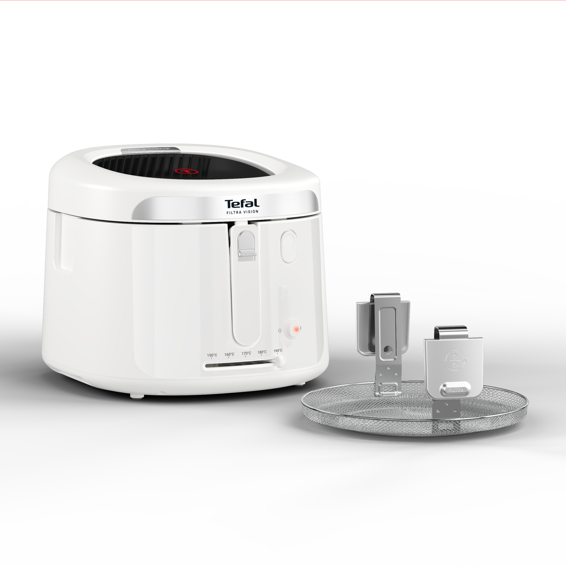 Olejová fritéza Tefal Filtra Vision FF2541E0 Bílá