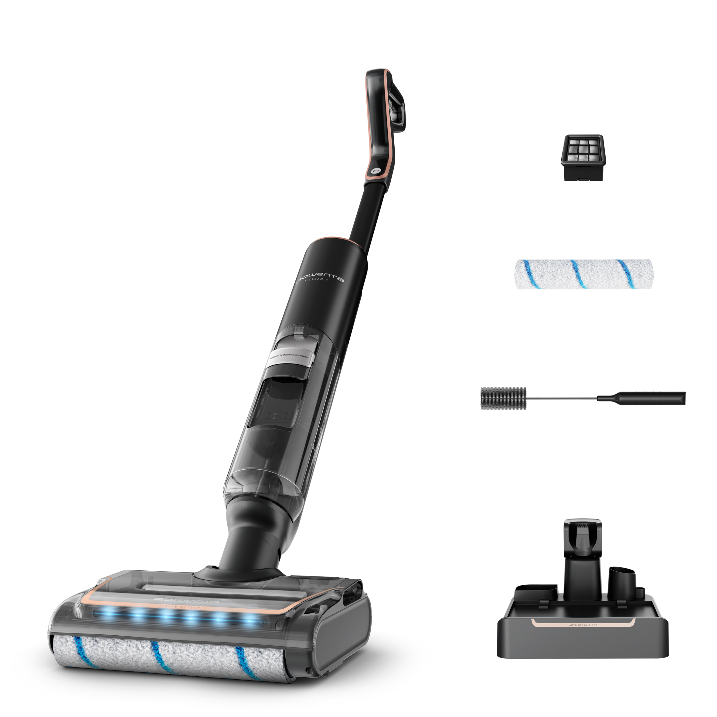 Podlahová myčka a vysavač v jednom Rowenta X-Clean 7 Auto Wet & Dry 20 000 PA GZ5736E0
