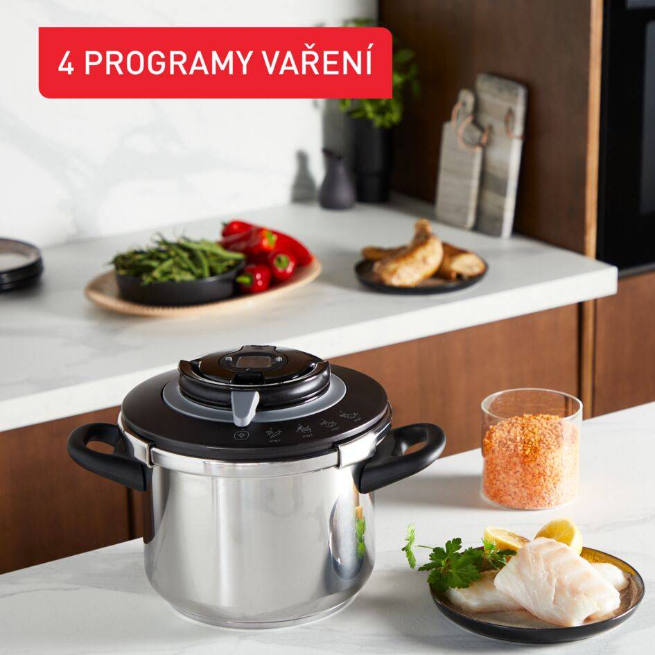 Tlakový hrnec Tefal Clipso+ CHEF 6l P4550731