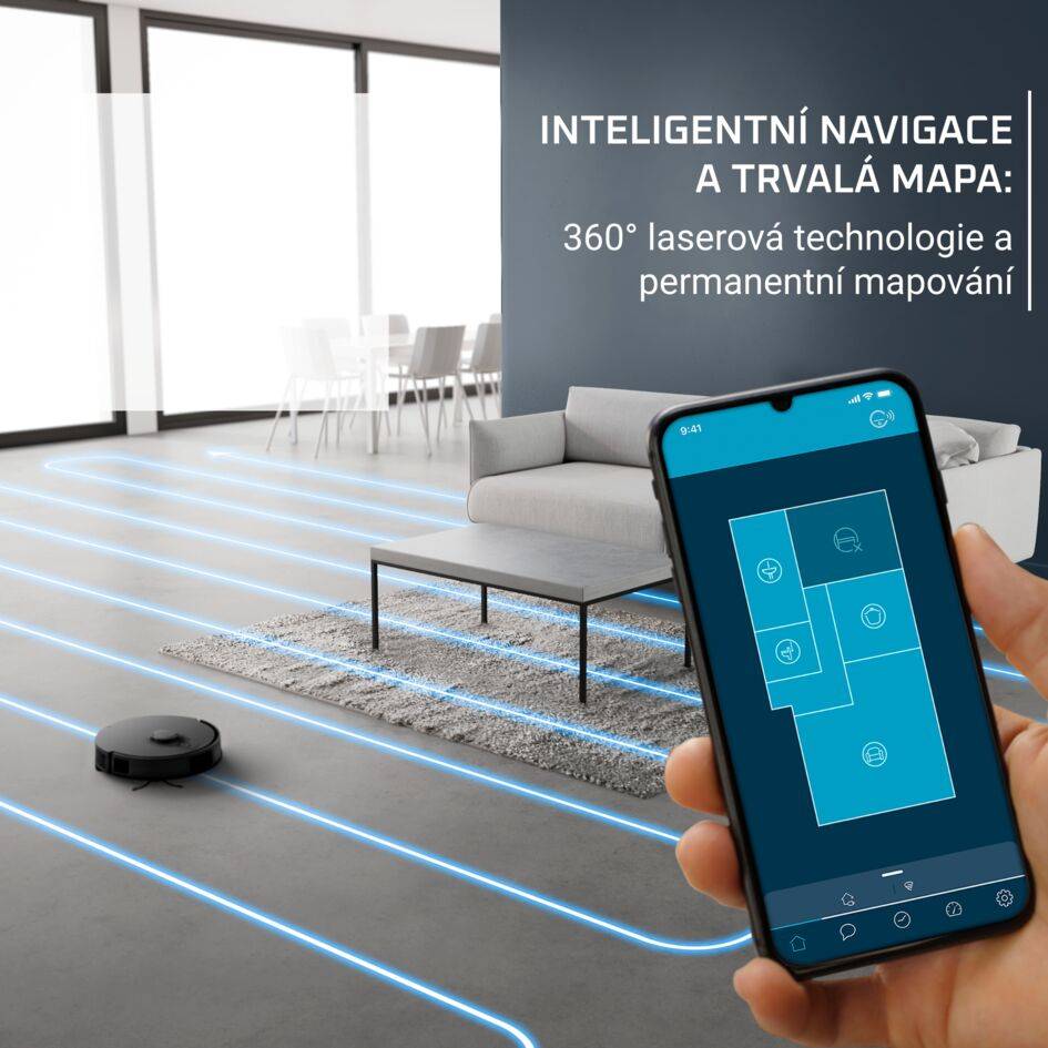 Robotický vysavač Rowenta X-Plorer S135 Detect 5000 PA RR91C5WH