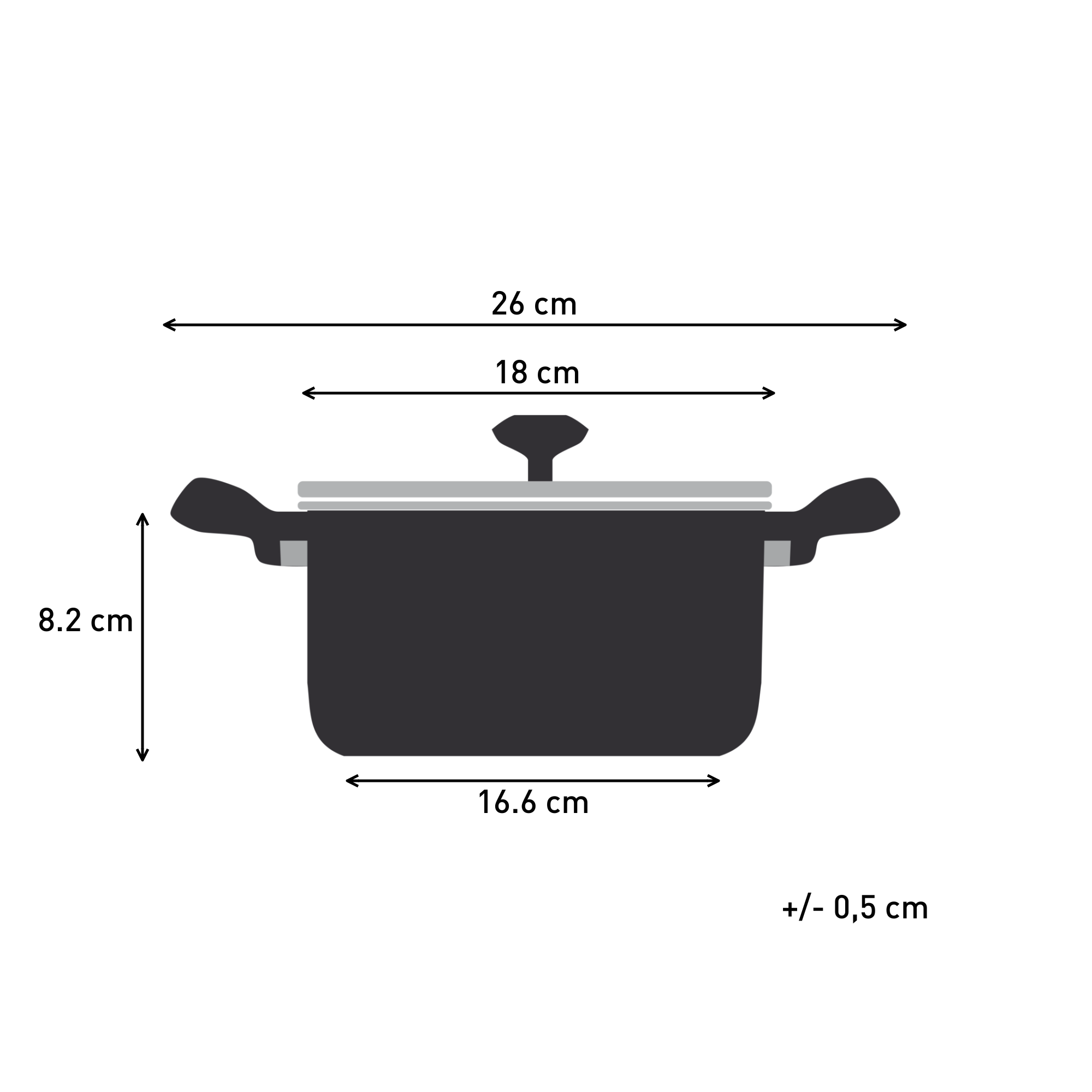 Kastrol s poklicou Tefal Duetto+ 18 cm G7194356