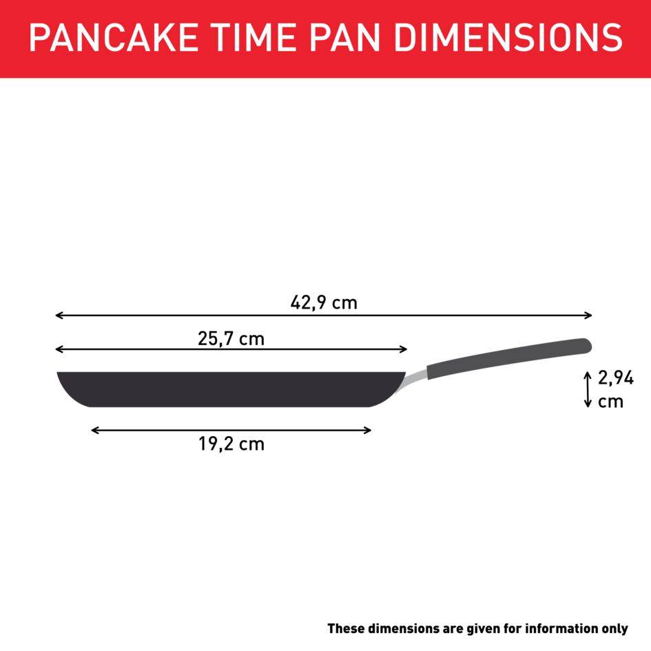 Lívanečník Tefal Pancake Time 25cm D5292072 černá