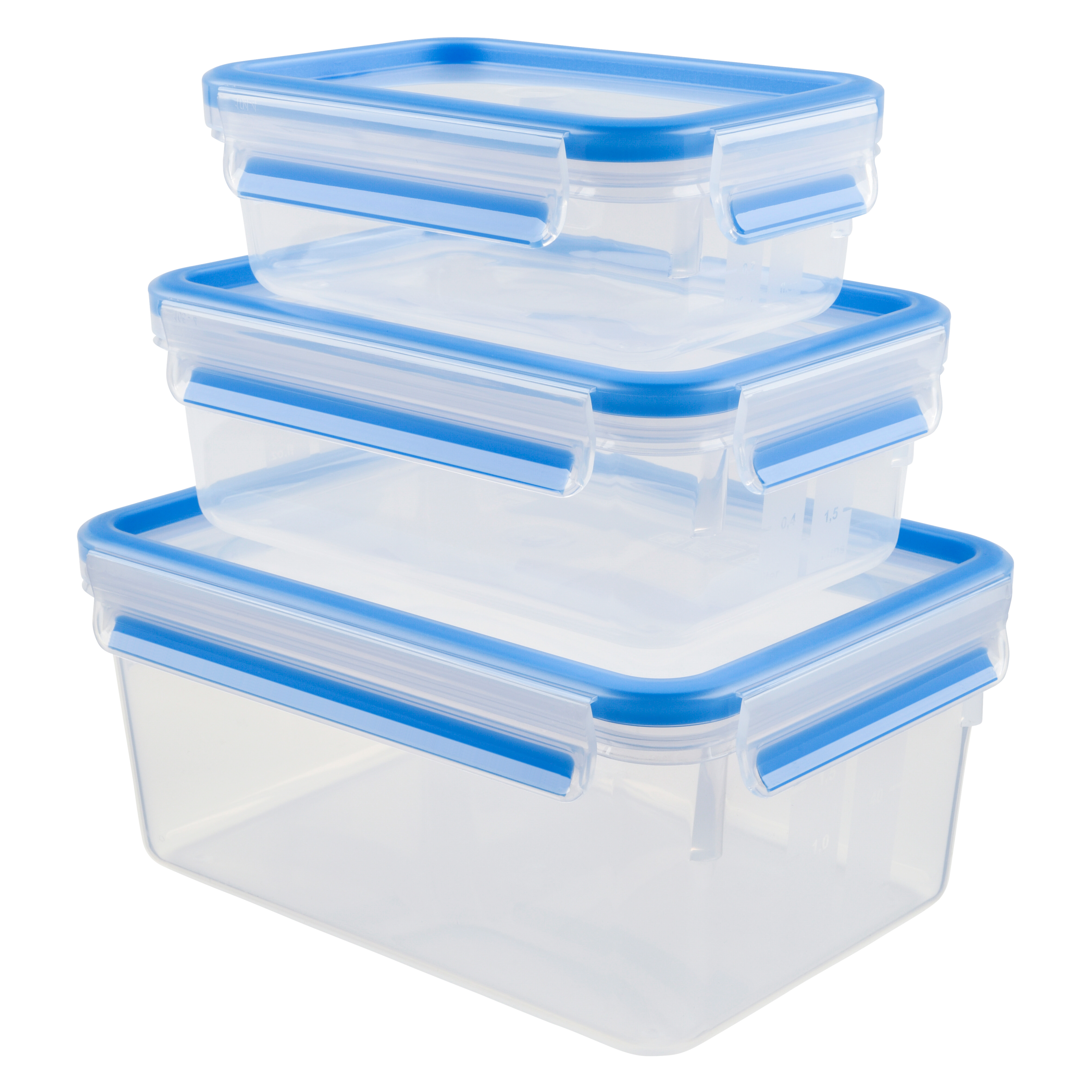 Dózy Tefal Master Seal Fresh K3028912 Obdélníkové 3 ks