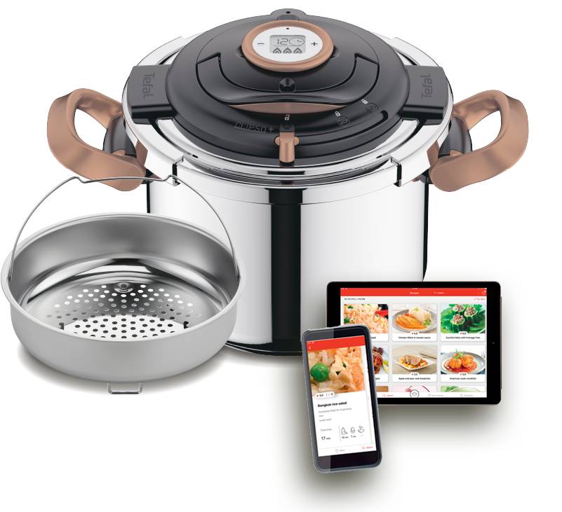 Tlakový hrnec Tefal Clipso+ Precision P4410770 Nerezový 6 l