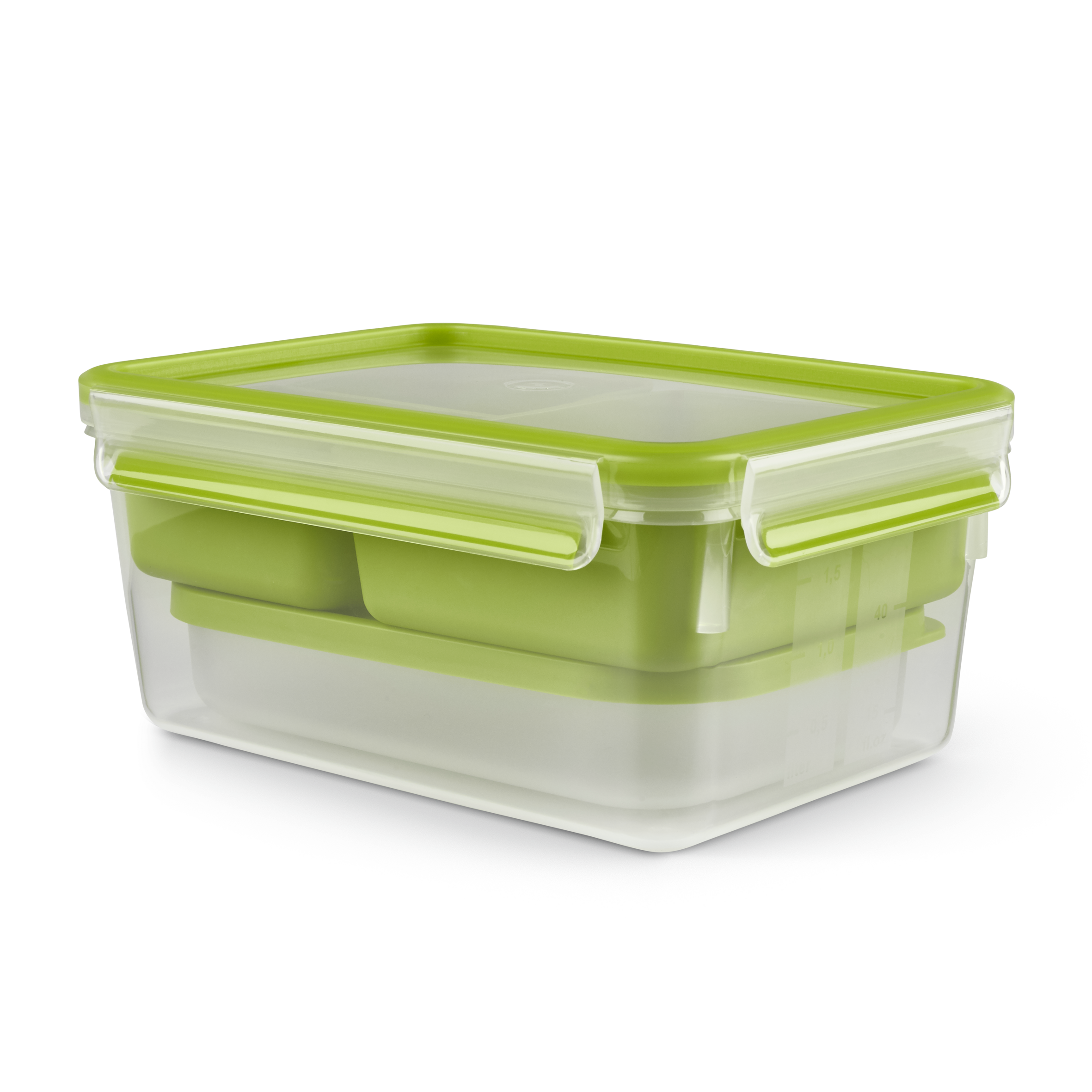 Dóza Tefal Master Seal To Go XL s vnitřními miskami N1071610 Obdélníková 2,3 l