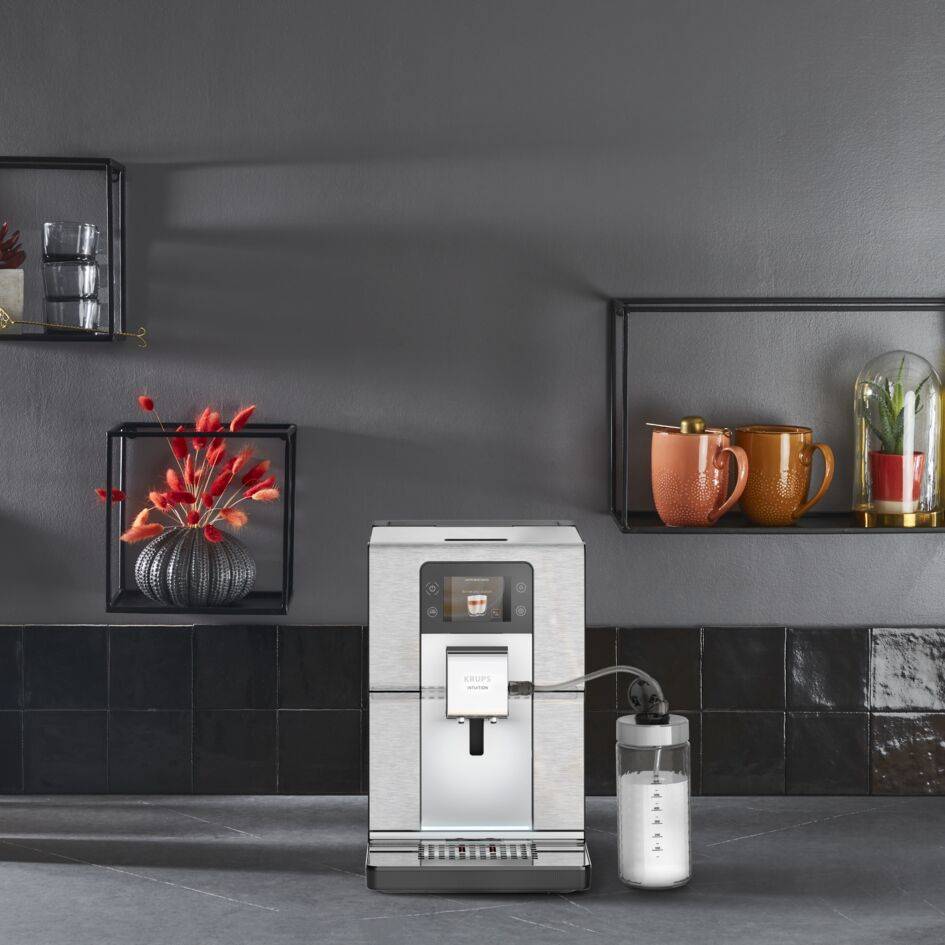 Automatický kávovar KRUPS Intuition Experience+ EA877D10 Nerezový