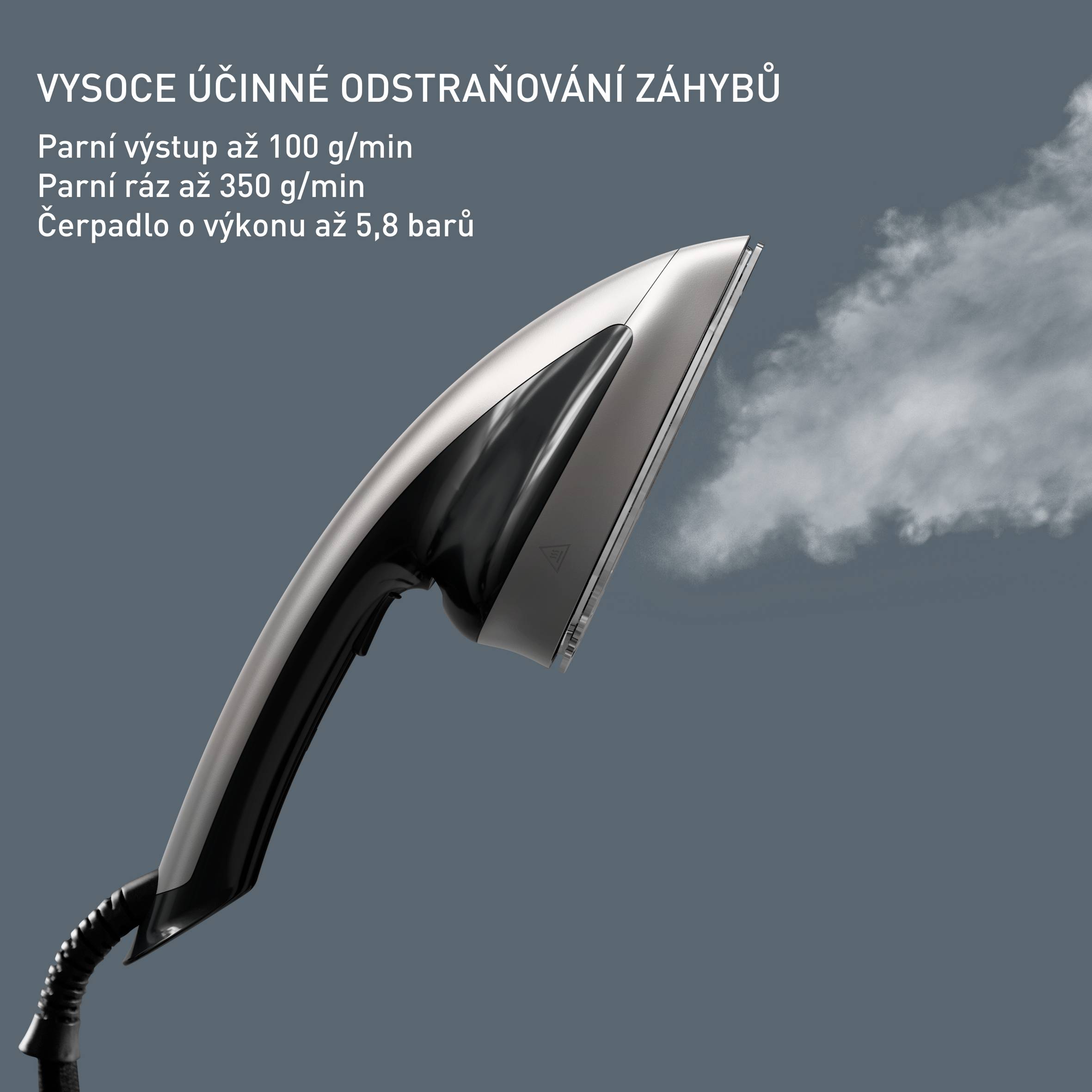 Napařovač oděvů se stojanem Tefal Ixeo Power QT2028F0 Černý