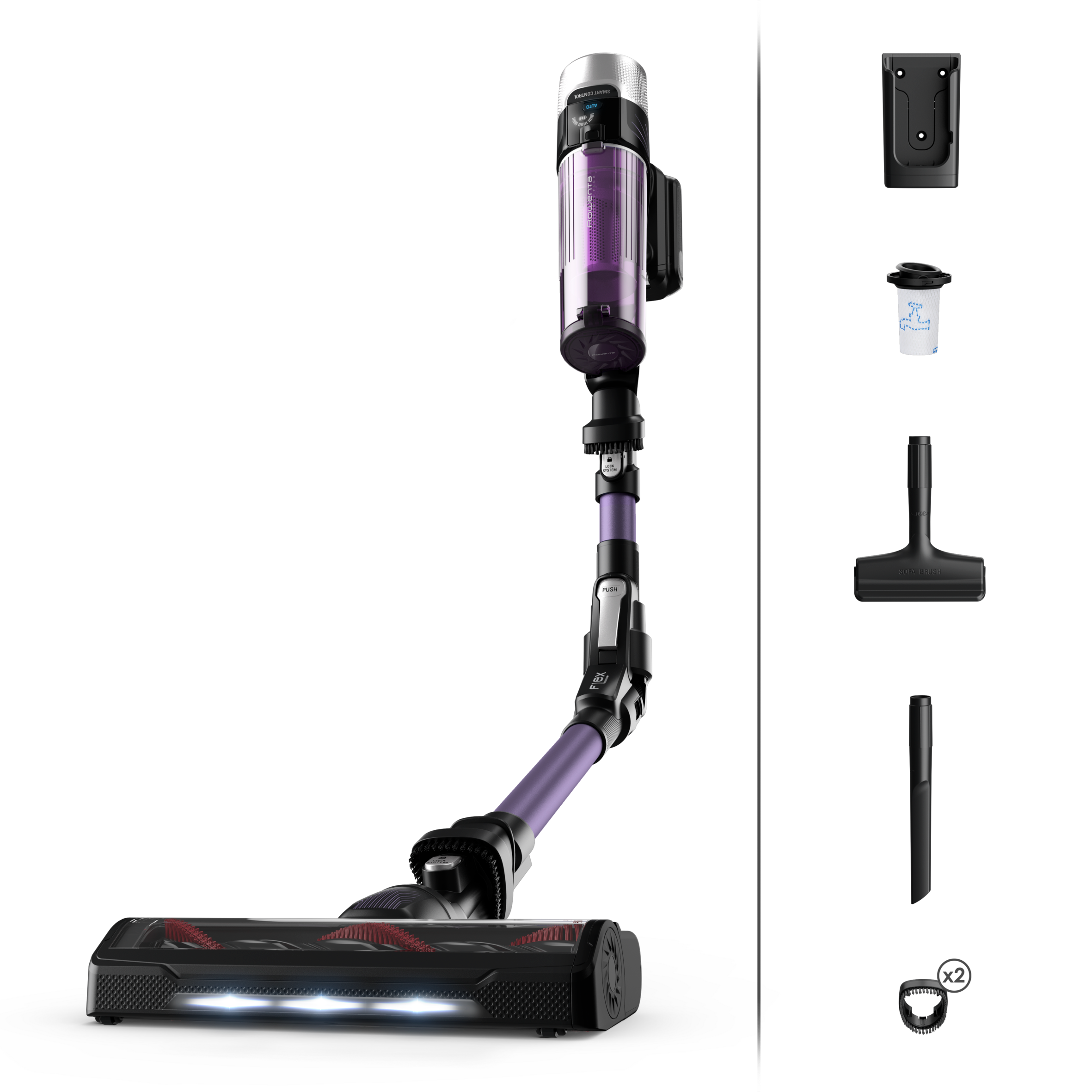 Tyčový vysavač X-Force Flex 9.60 Auto Allergy 3v1 100 AW HEPA RH2039WO