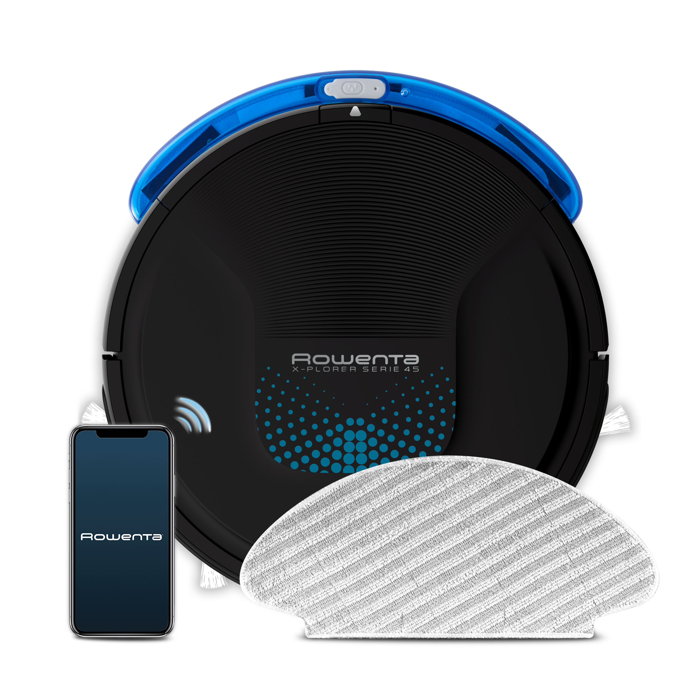 Robotický vysavač Rowenta X-plorer S45 Aqua 4v1 RR8275WH