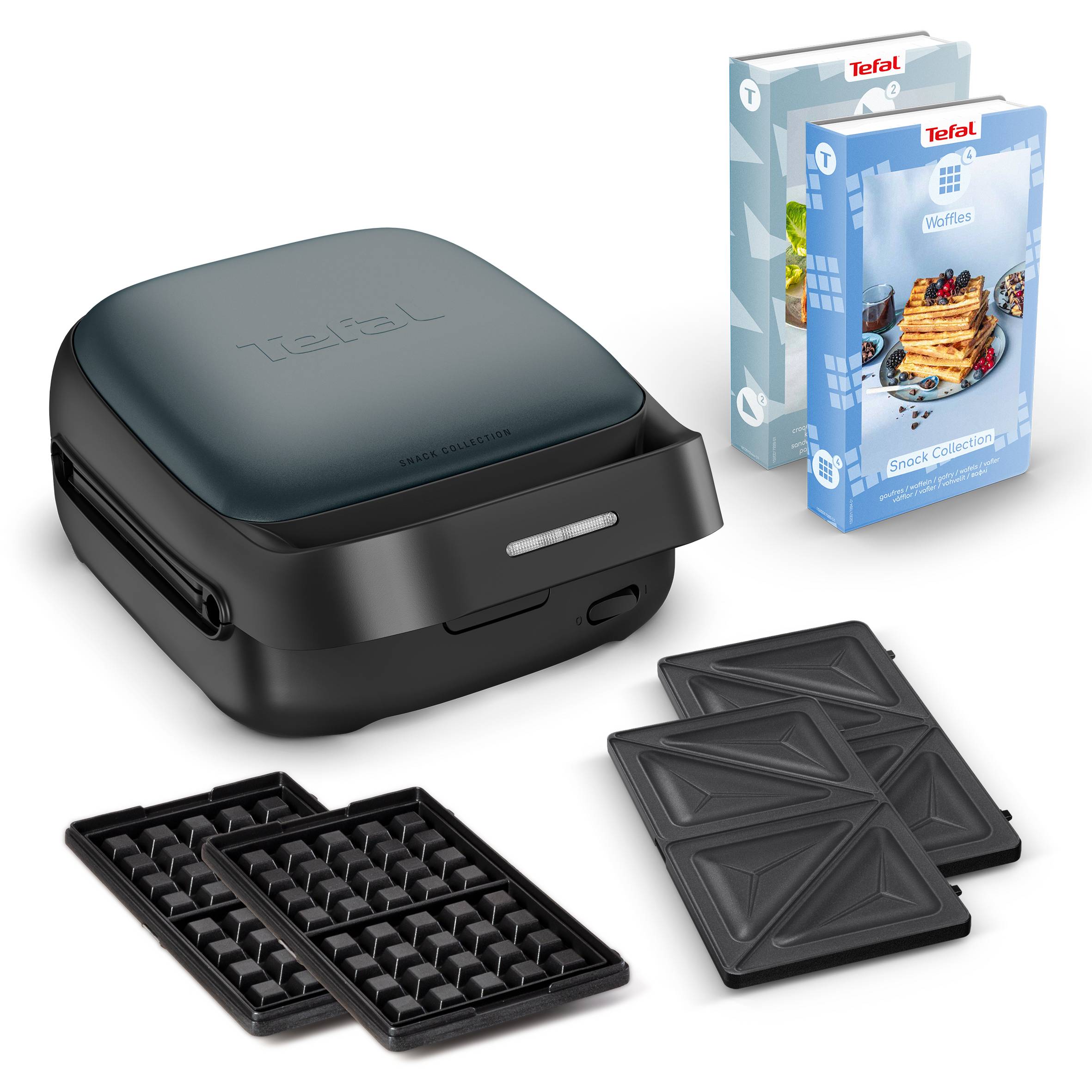Sendvičovač a vaflovač Tefal Snack Collection SW862BF0 Černá