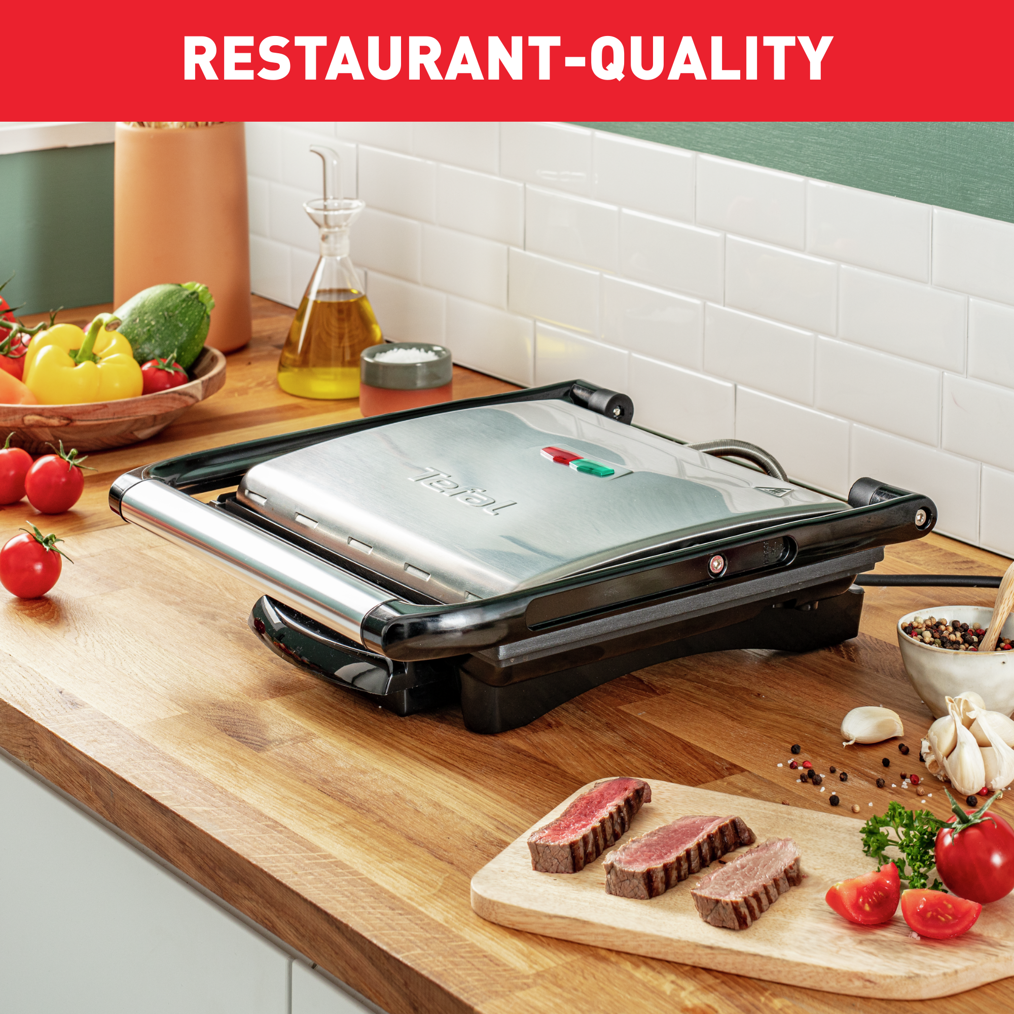 Elektrický gril Tefal Inicio GC241D38 Nerezový