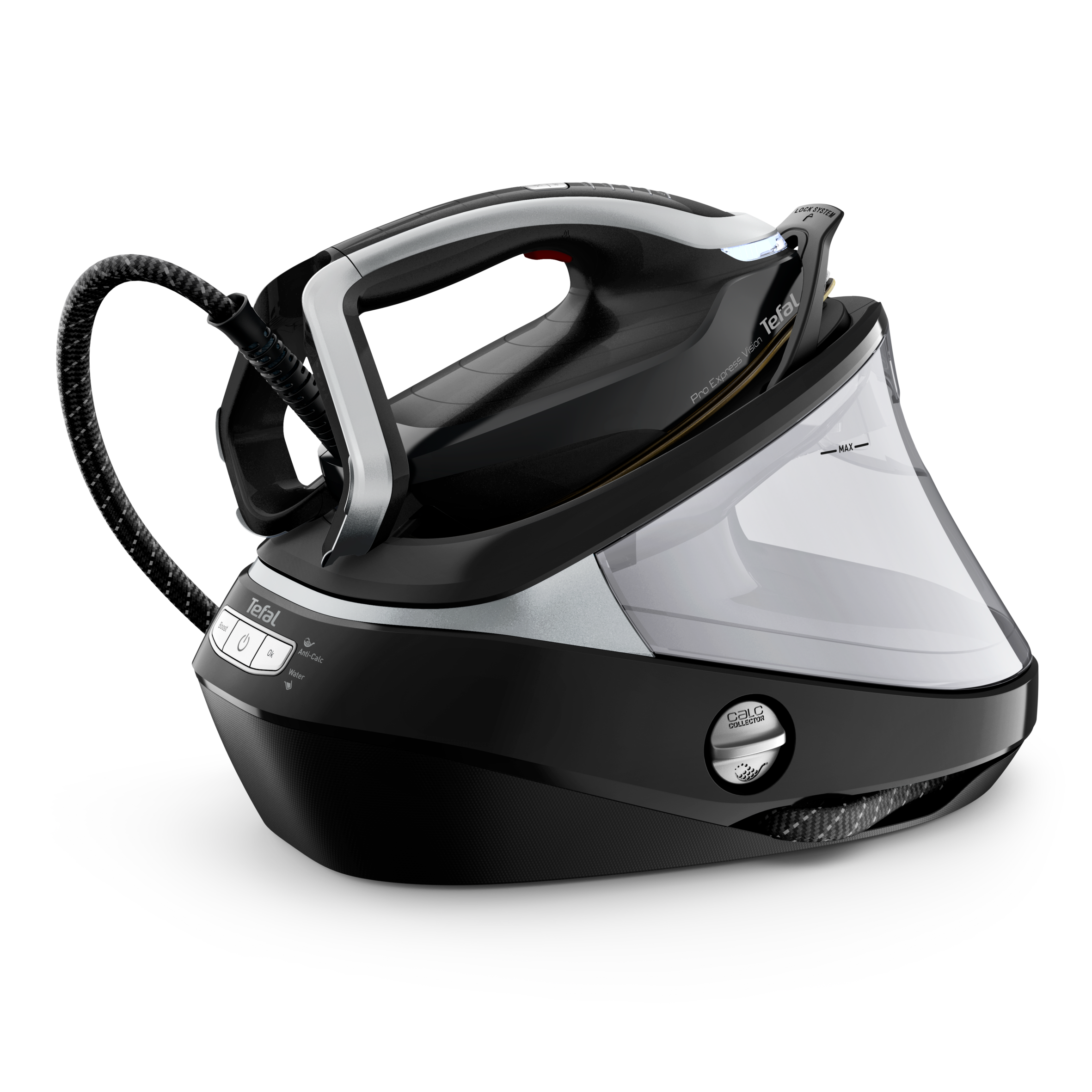 Parní generátor Tefal Pro Express Vision GV9821E0 Stříbrný/Černý   